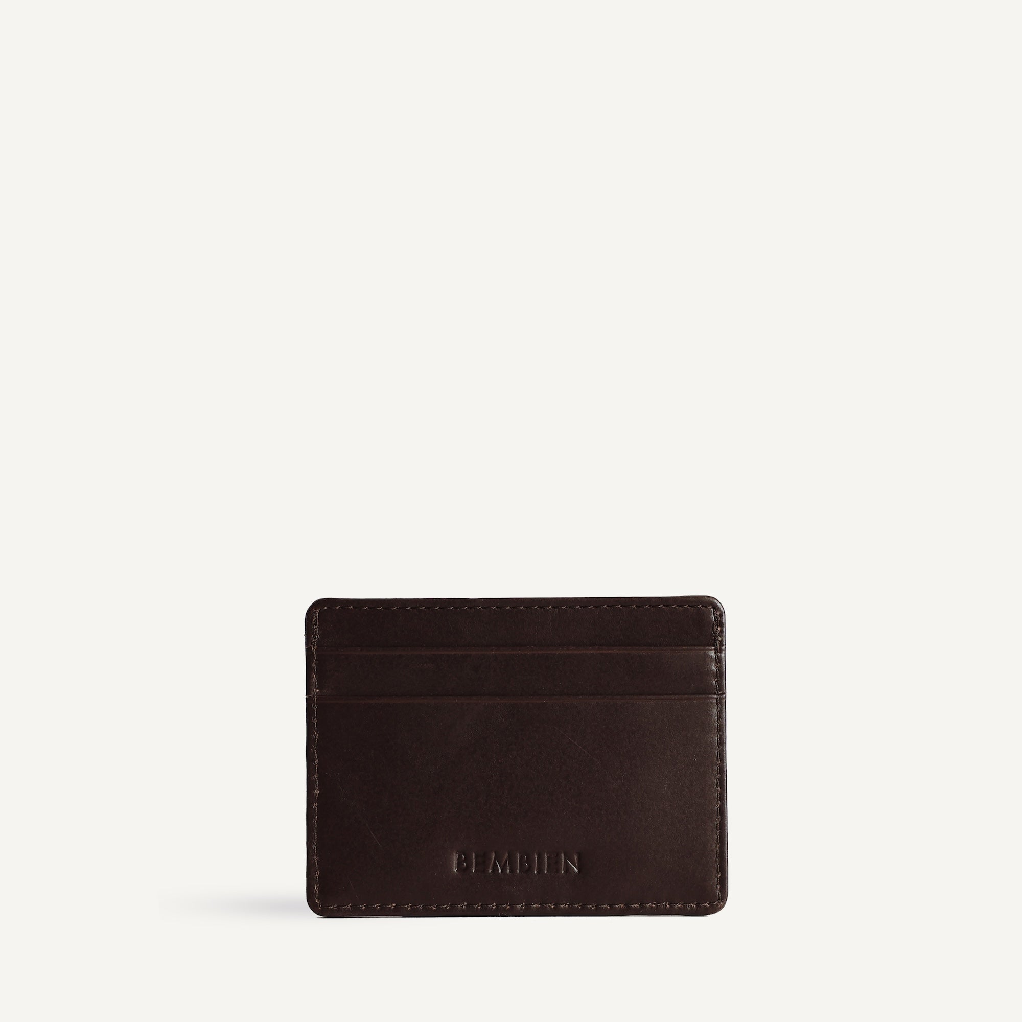 Nico Card Case - Brown & Cream Check
