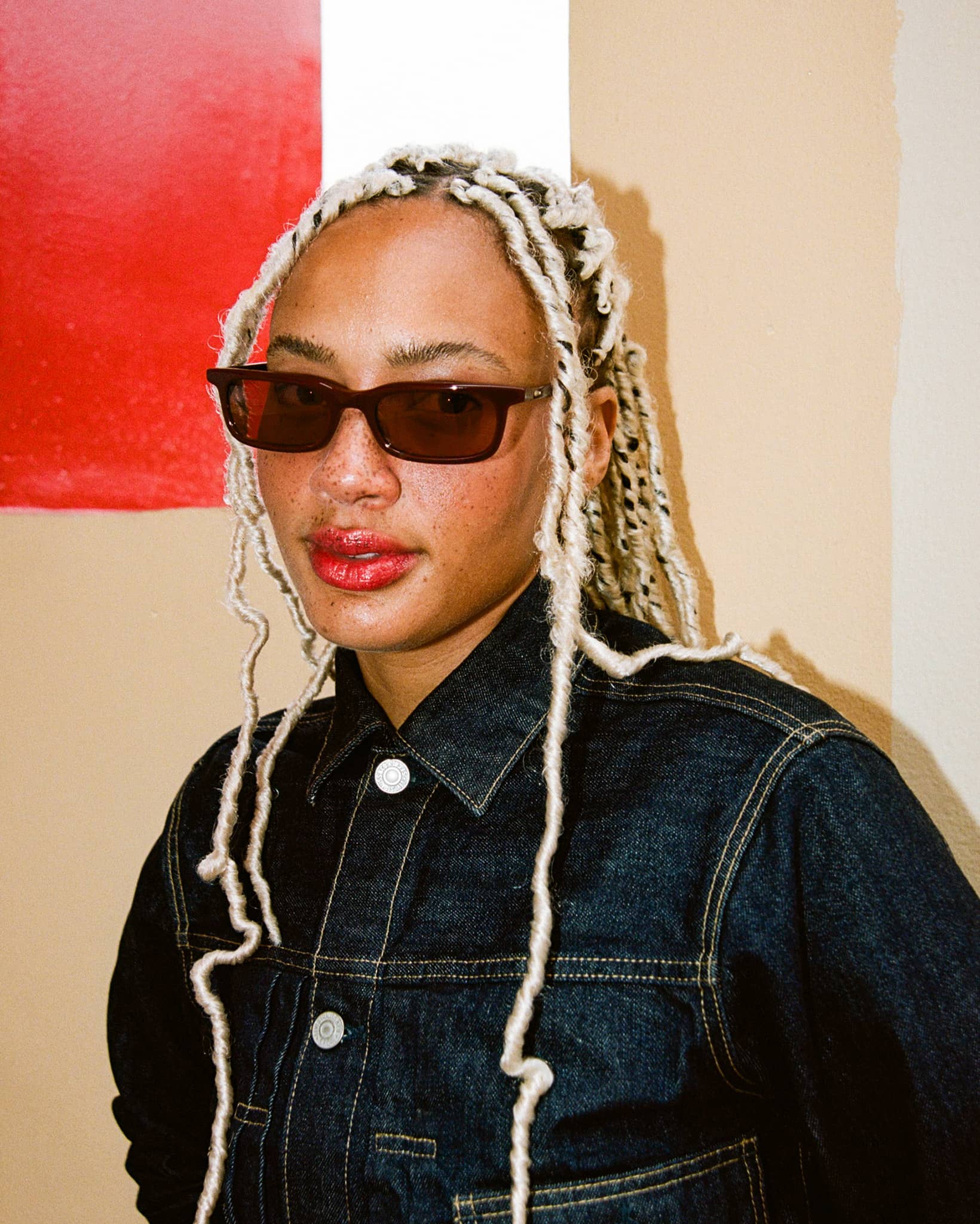 The Idle Daze - Mahogany Frame & Mauve Lens