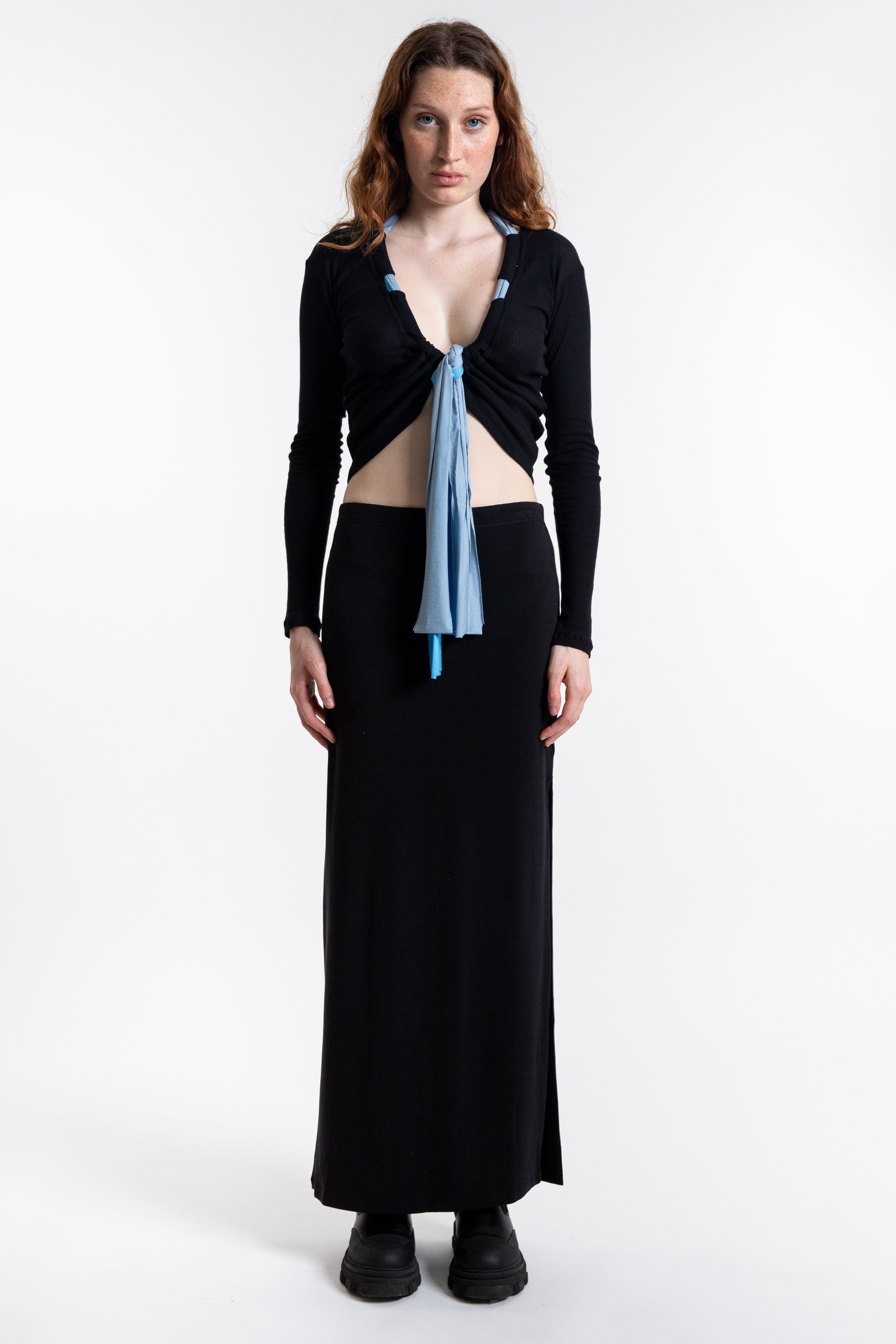 Soft Maxi Skirt - Black