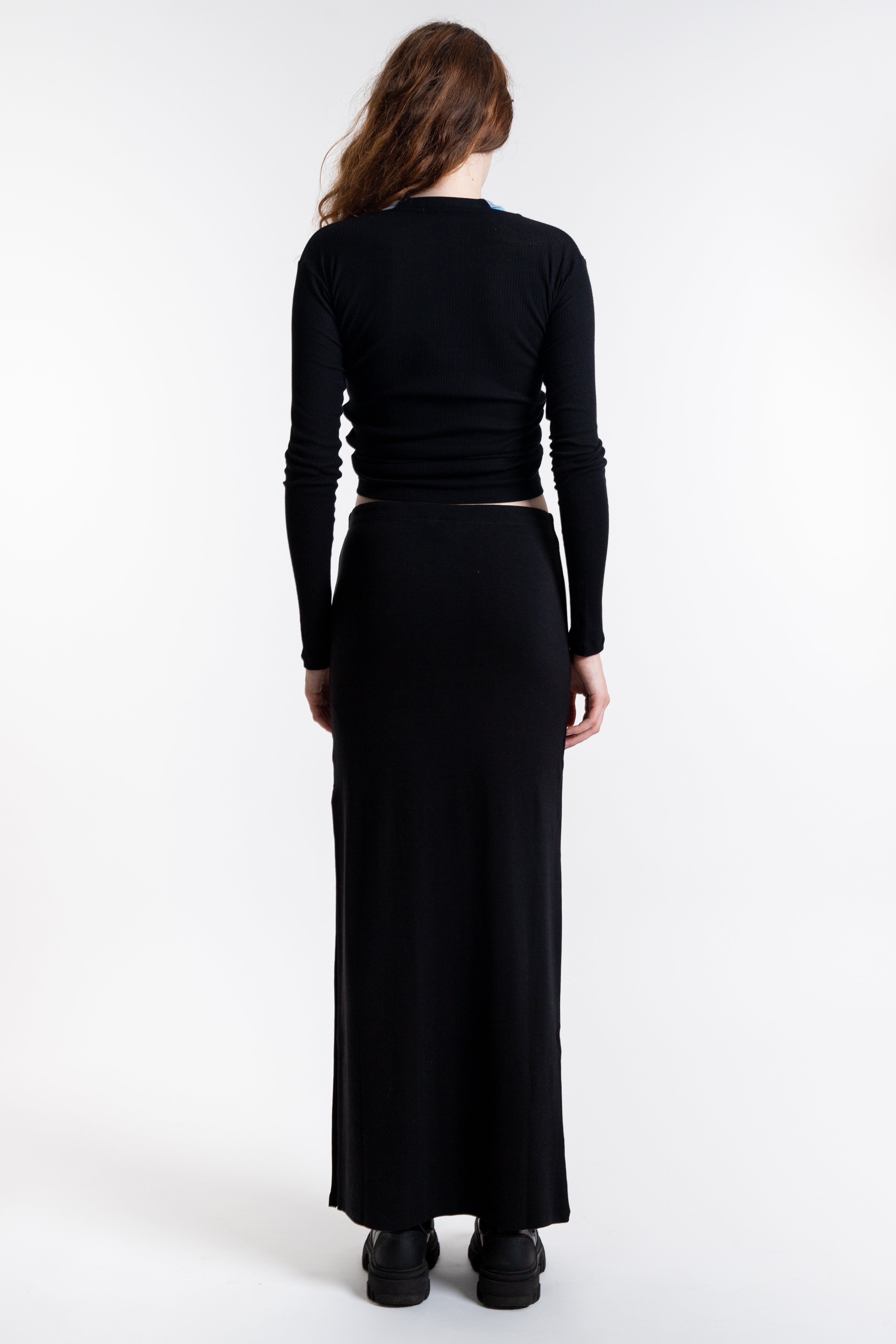Soft Maxi Skirt - Black