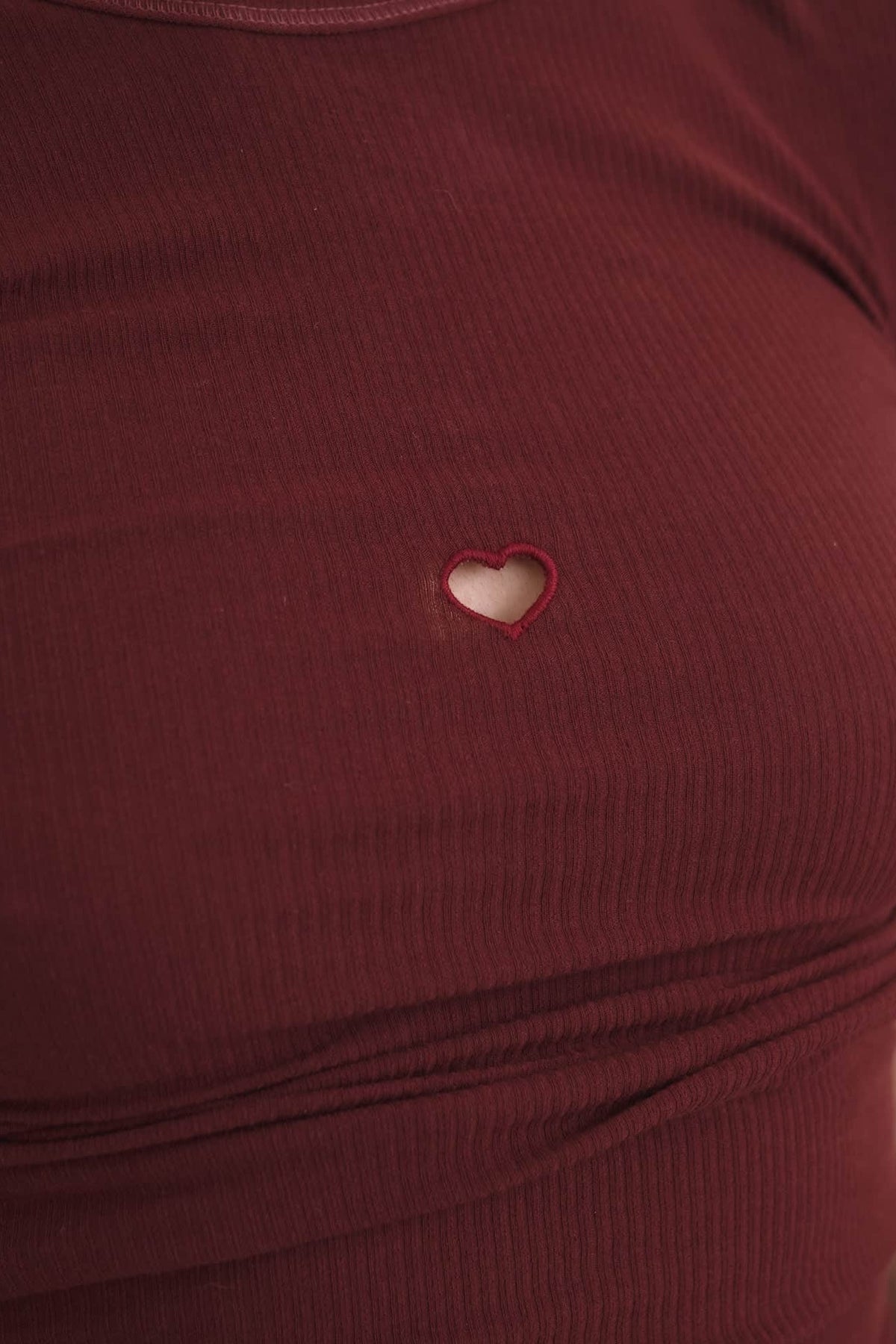Heart Tee Shirt - Nara Red