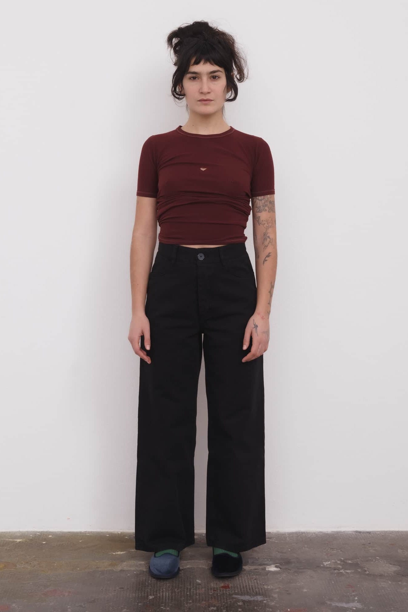 Heart Tee Shirt - Nara Red