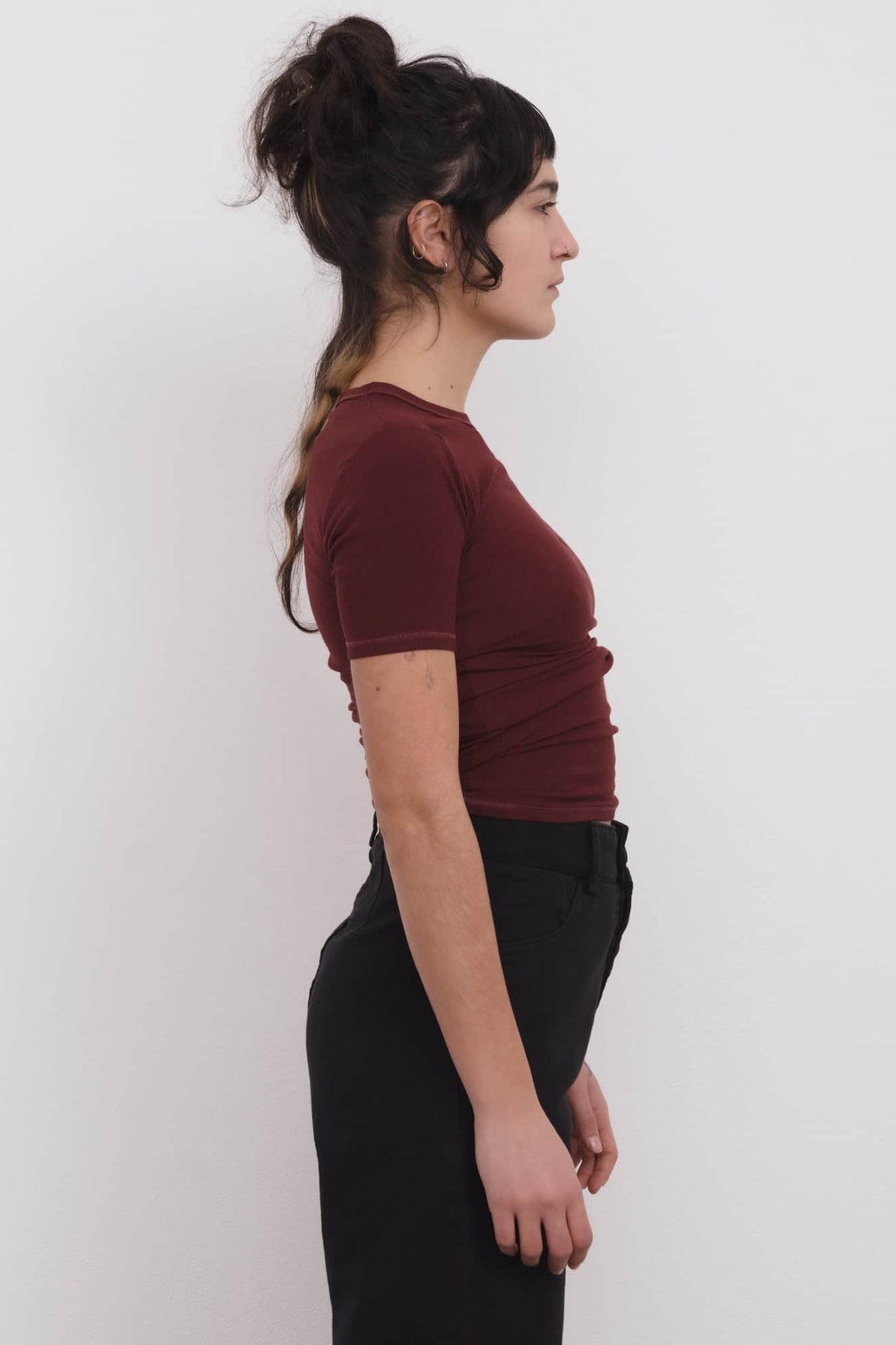 Heart Tee Shirt - Nara Red