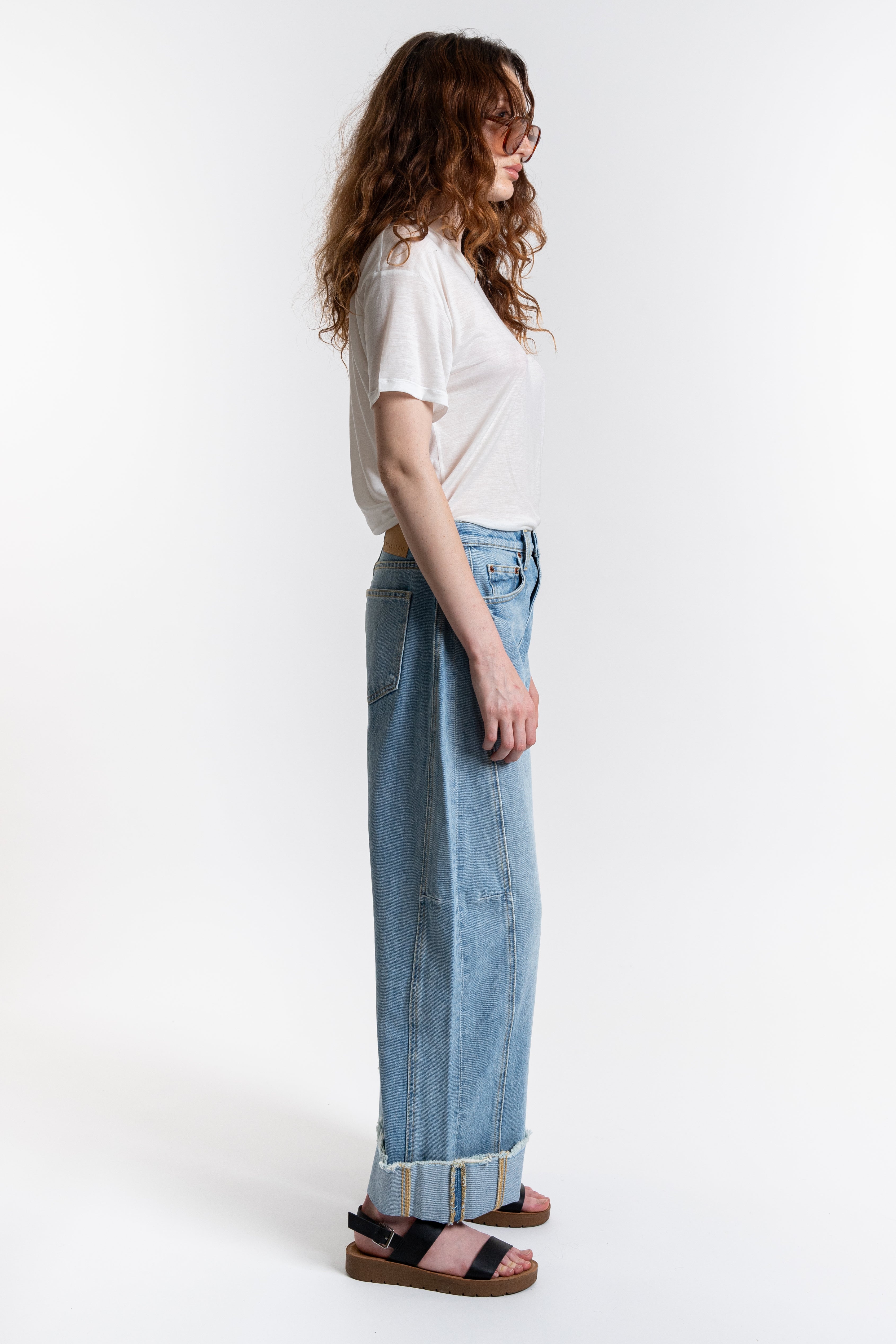 Relaxed Cuff Lasso Jean - Jac Wash