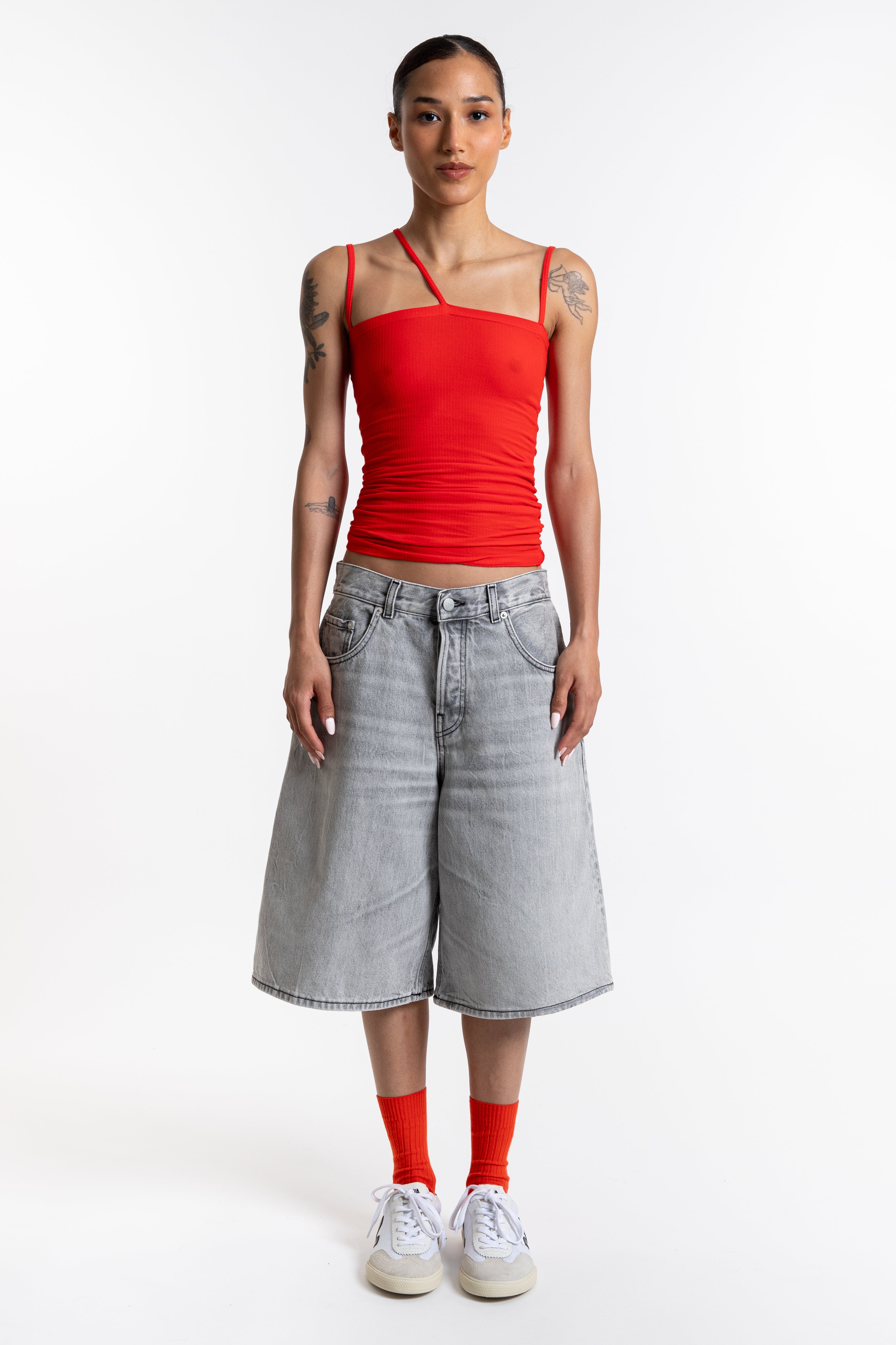 Becky Fog Grey Shorts - Fog Grey