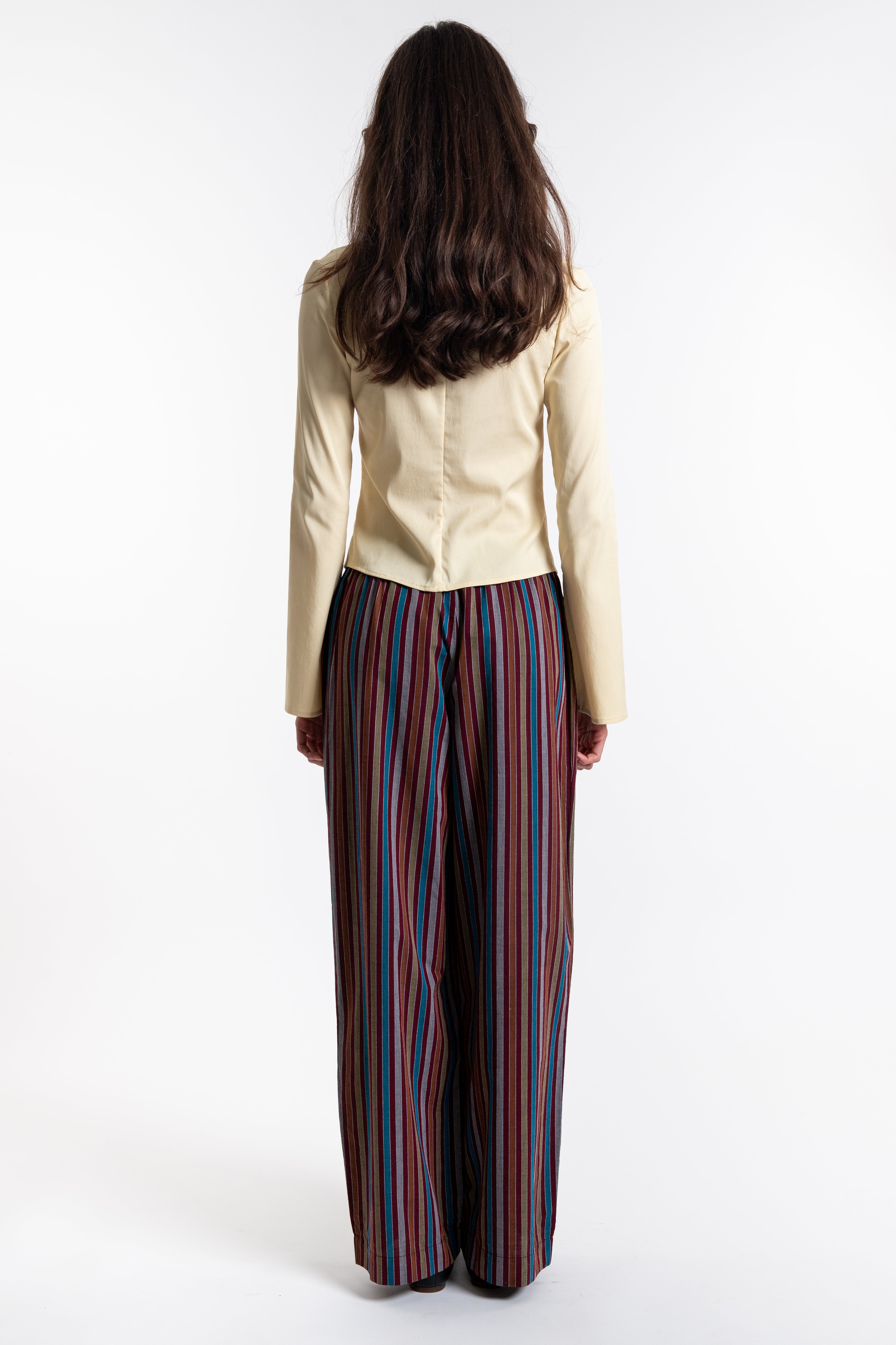 Ole Pants - Maroon Multi Stripe