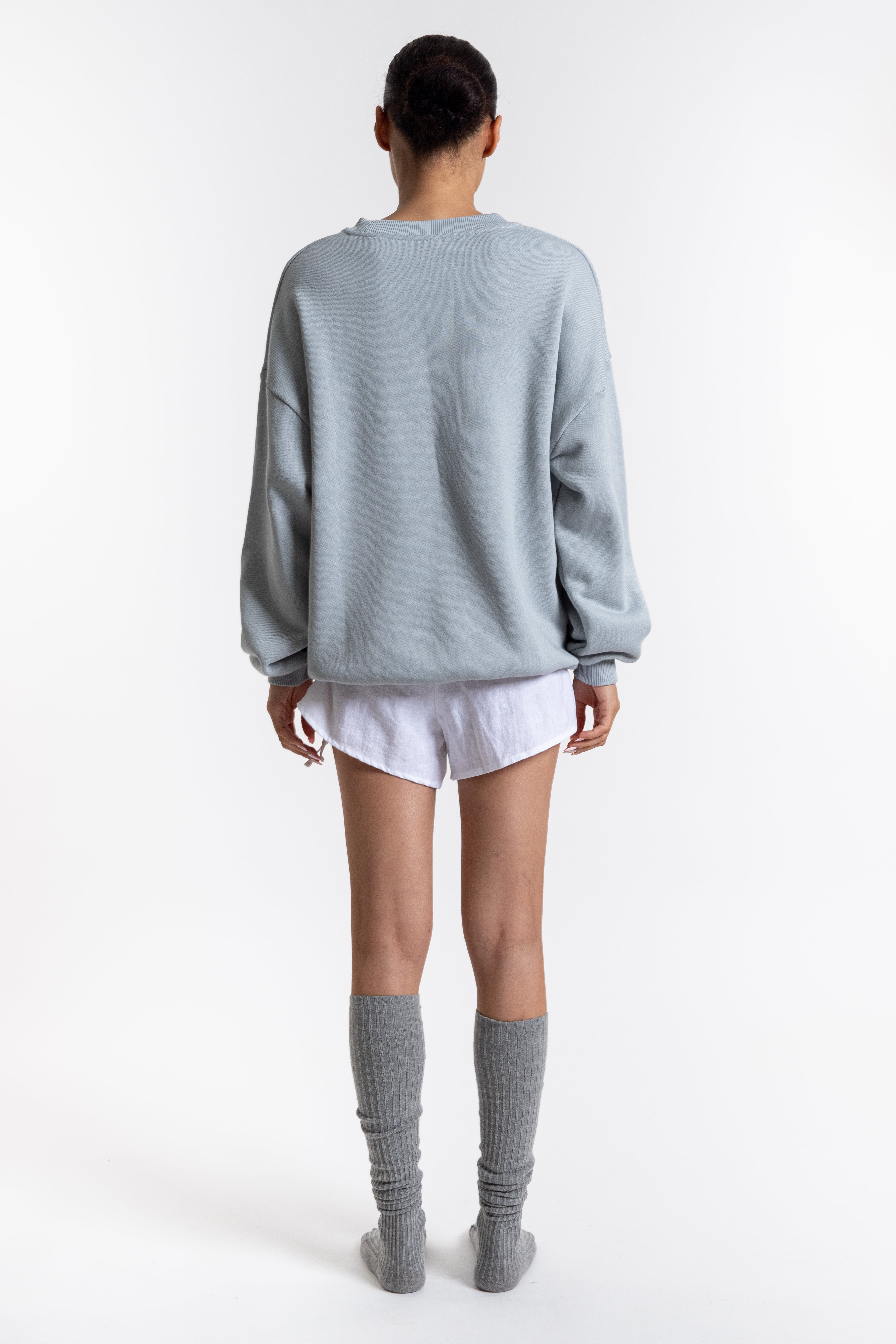 Overknee Socks - Grey Melange