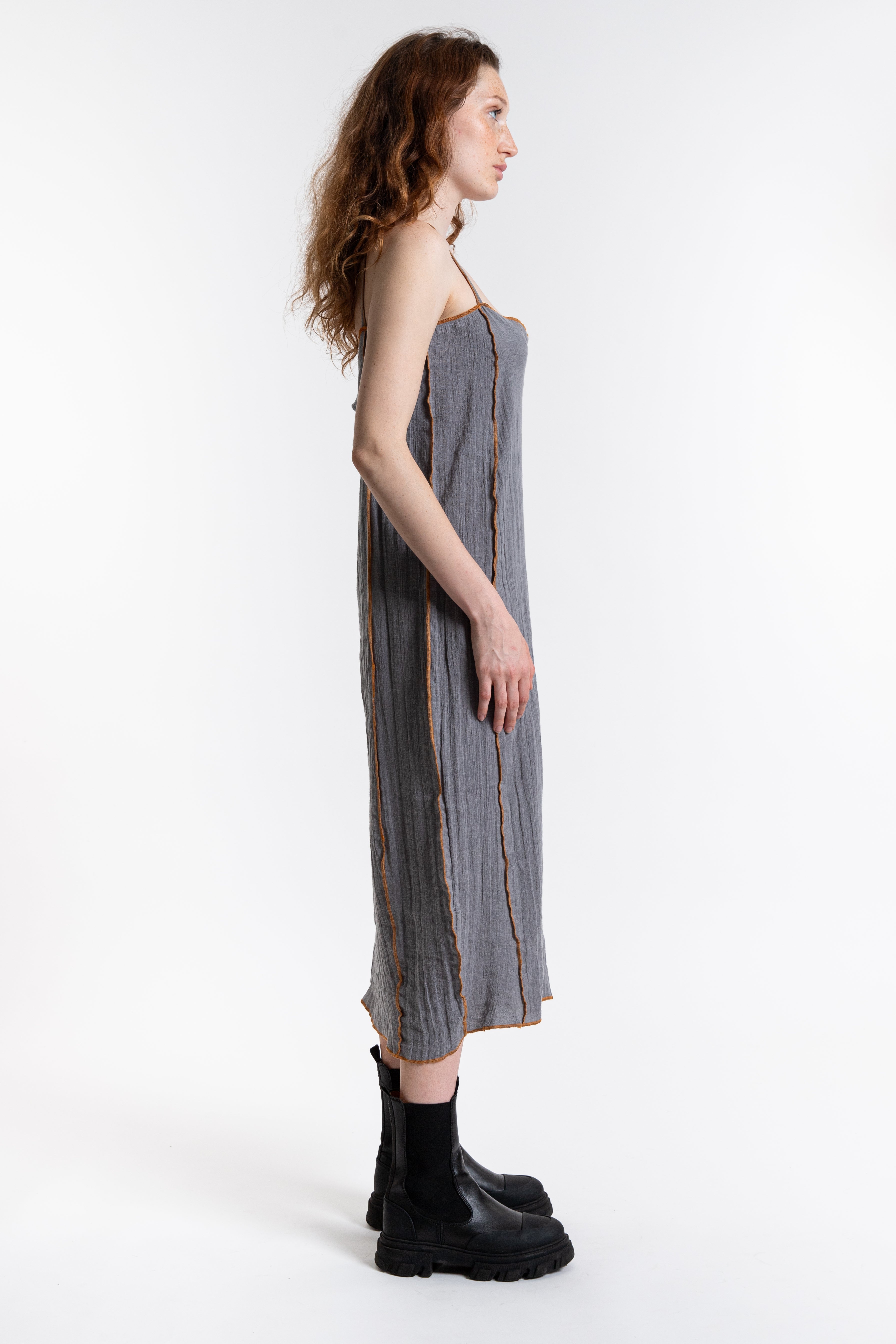 Shok Slip Dress - Bayon Grey