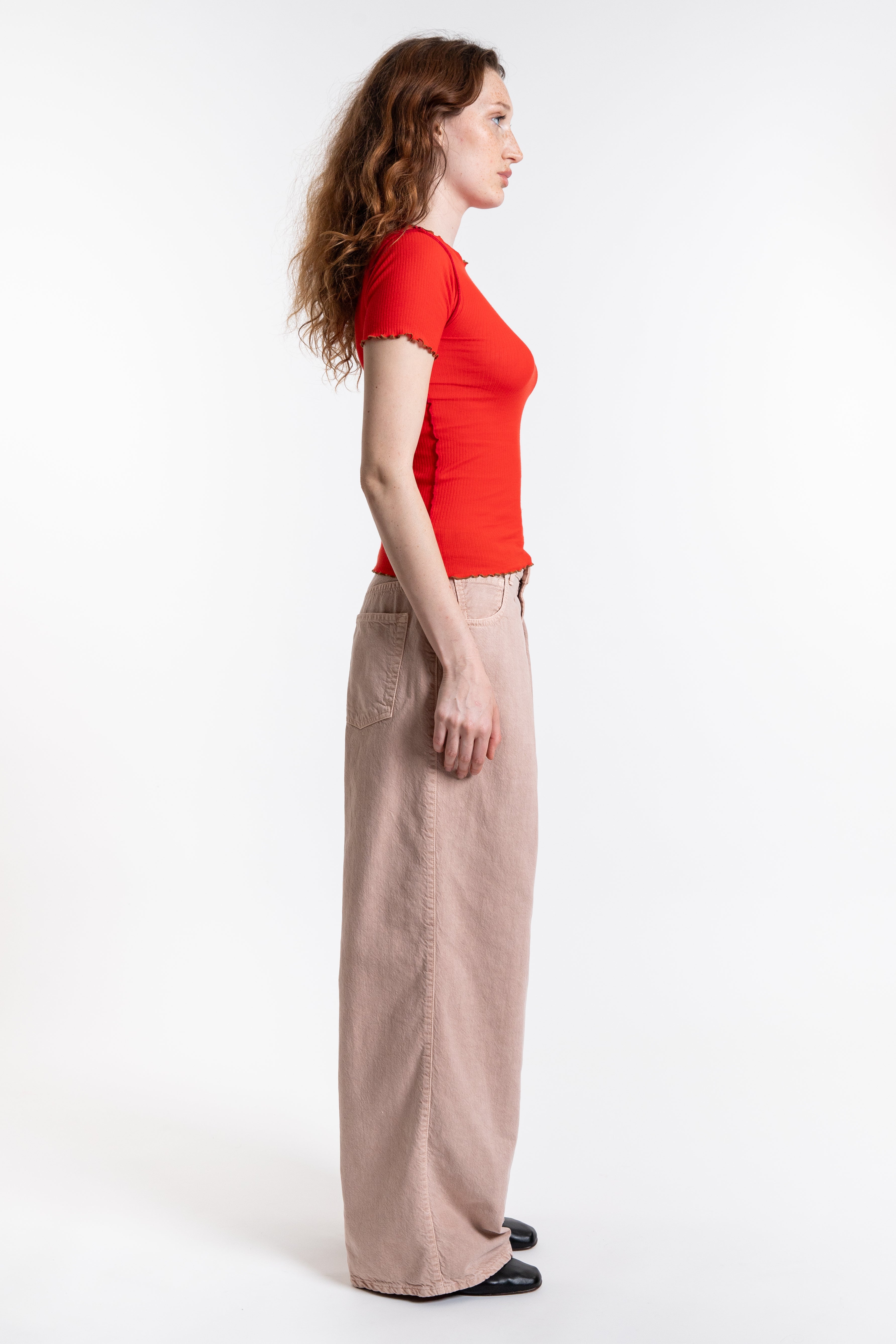 Vein Tee Shirt - My Red