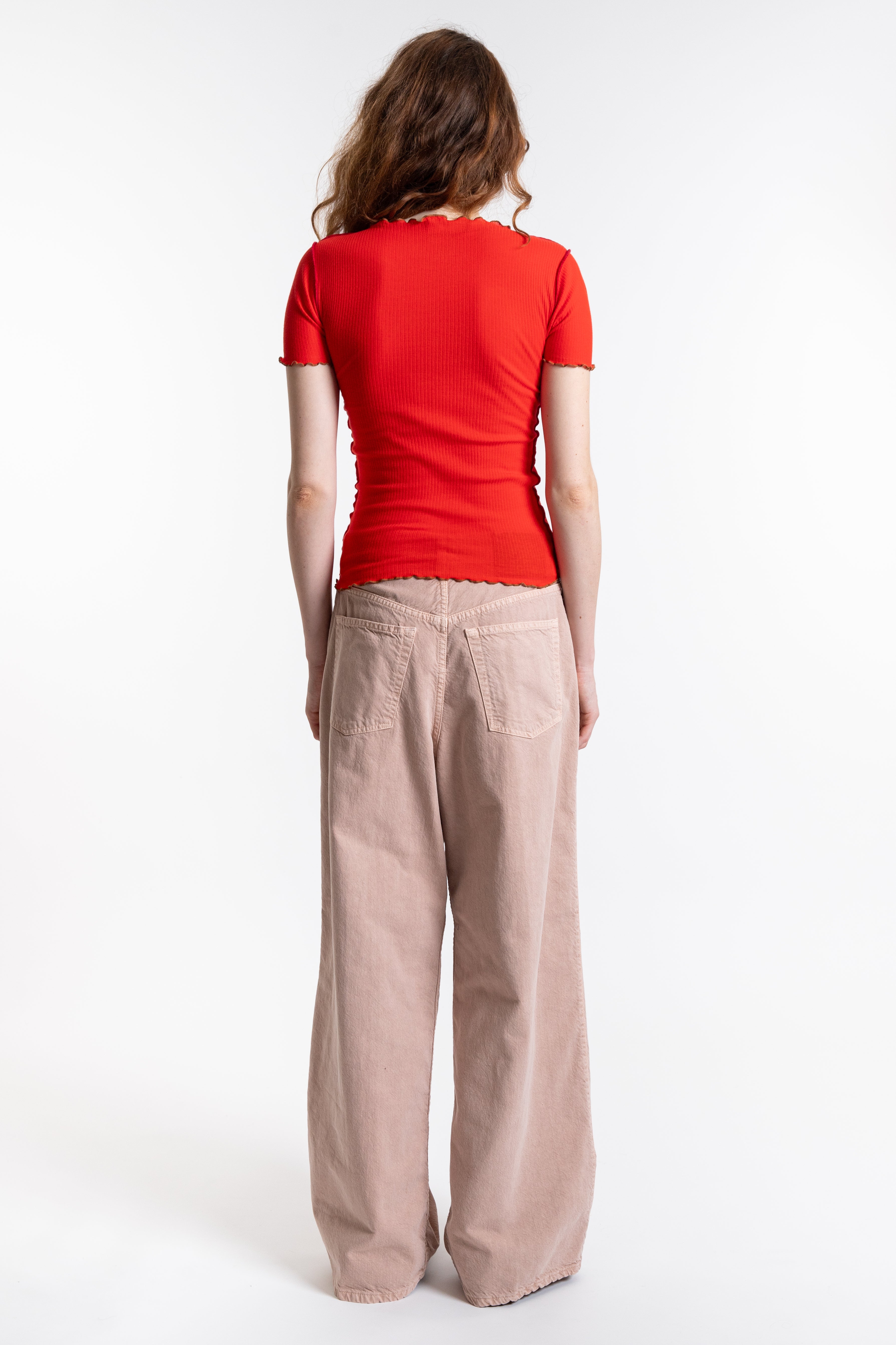 Vein Tee Shirt - My Red