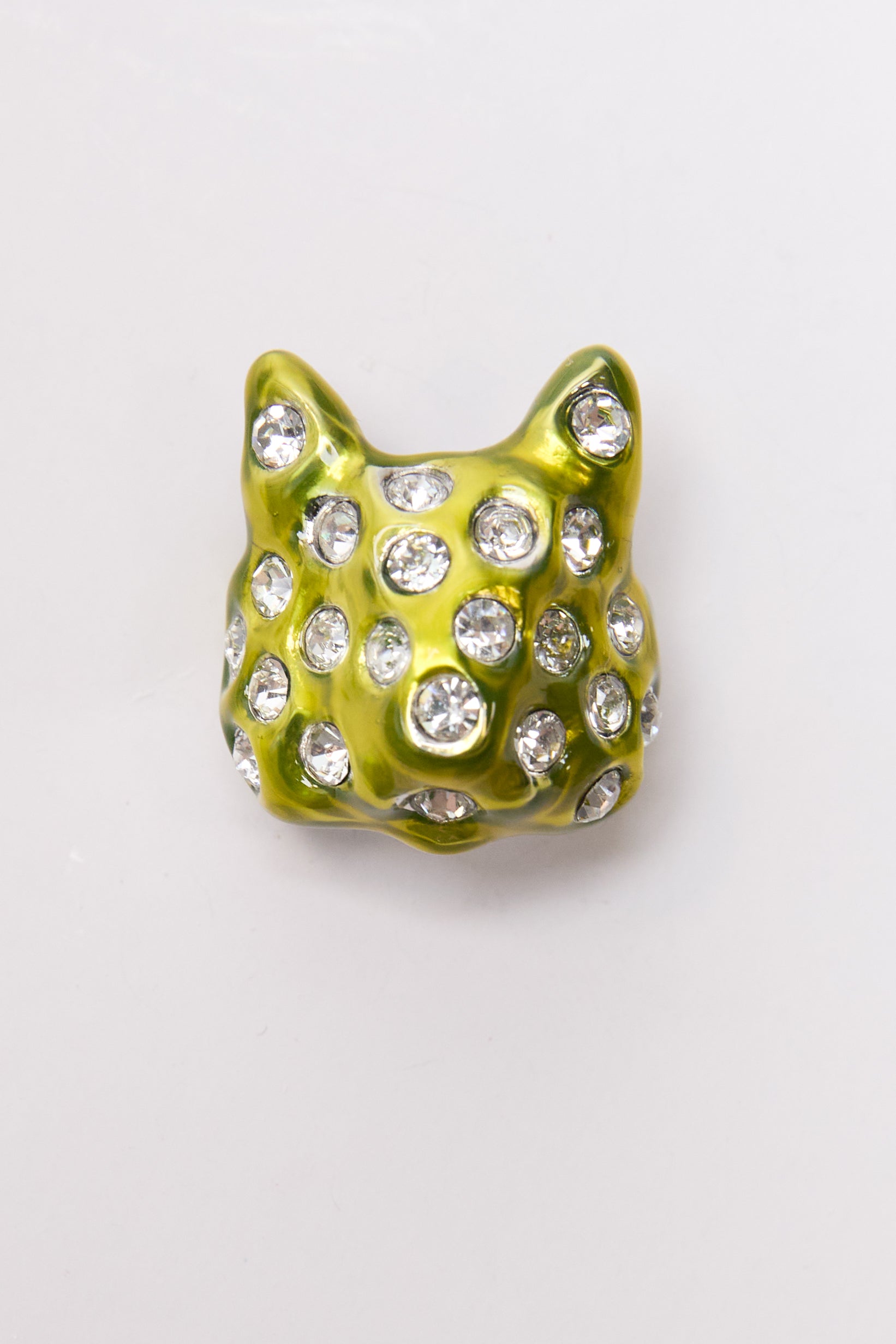Puffy Bunny Ring - Lime