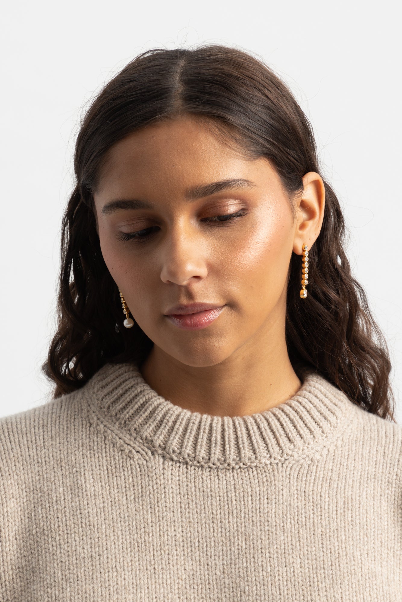 Ascent Earrings - 18ct Gold Plated