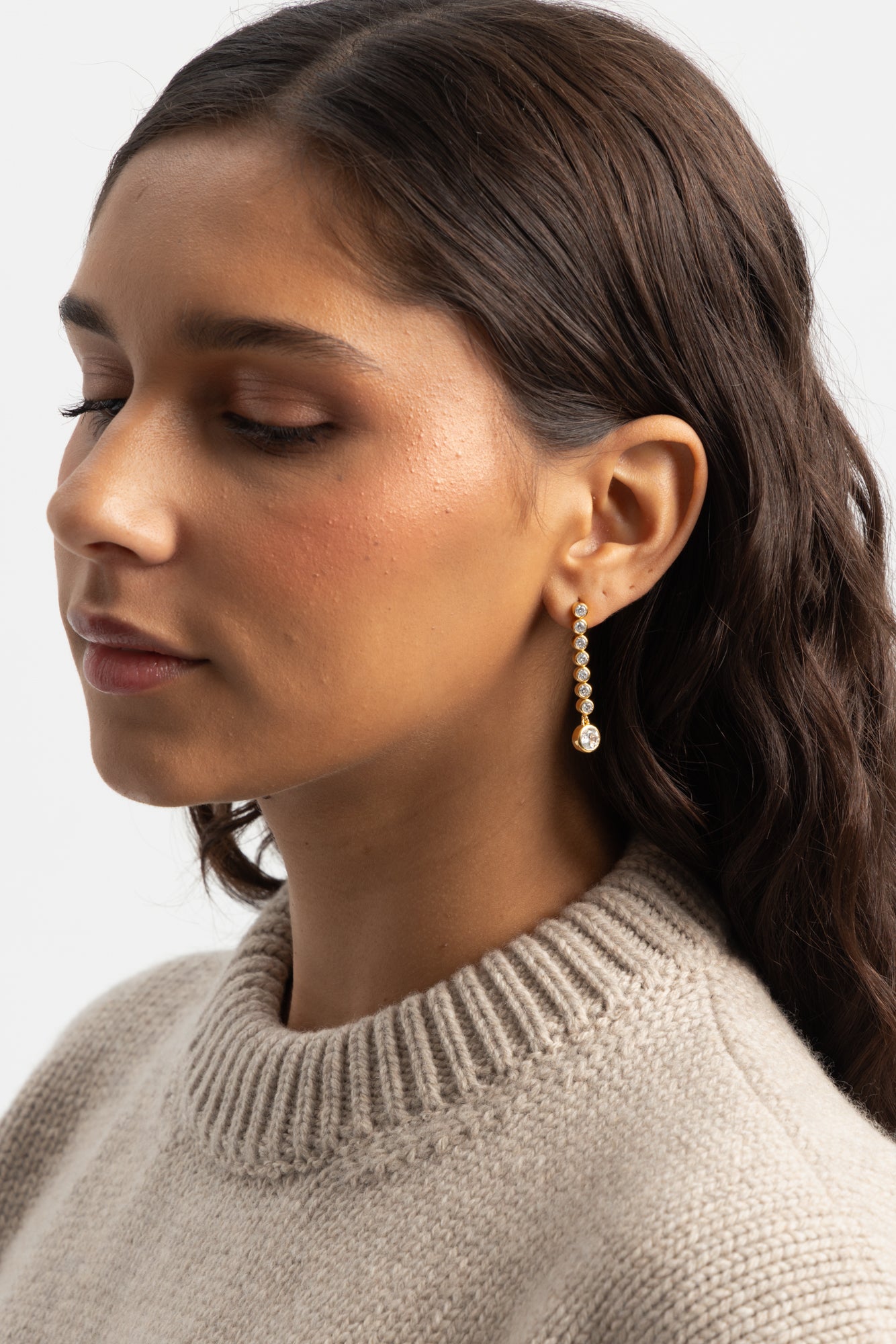 Ascent Earrings - 18ct Gold Plated