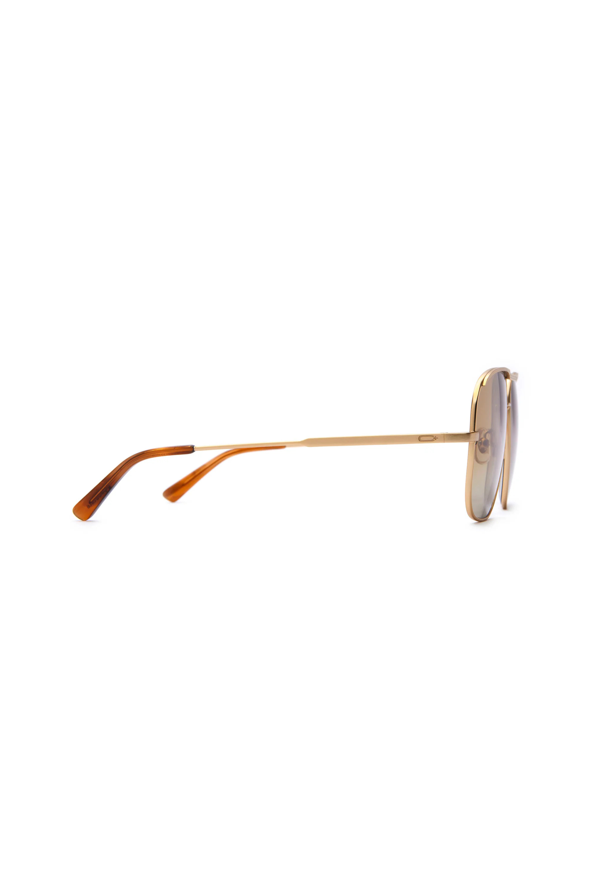 The Glass Bubble - Brushed Gold with Vintage Mustard