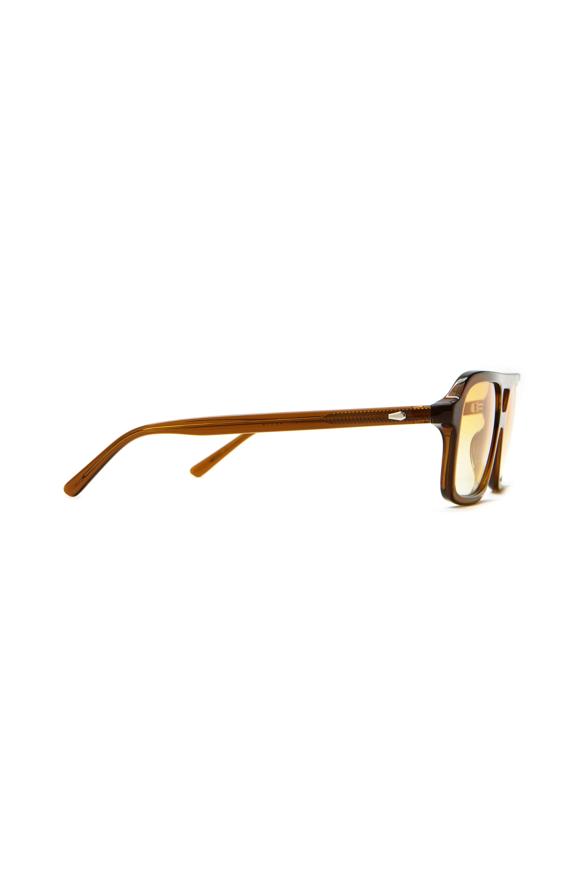 The Spaced Ranger - Crystal Hemp Frame & Gold Gradient Lens