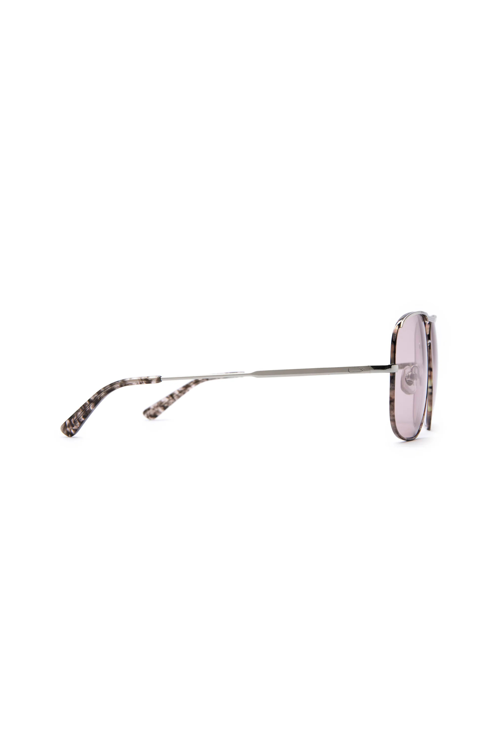 The Glass Bubble - Polished Silver with Lilac Wash