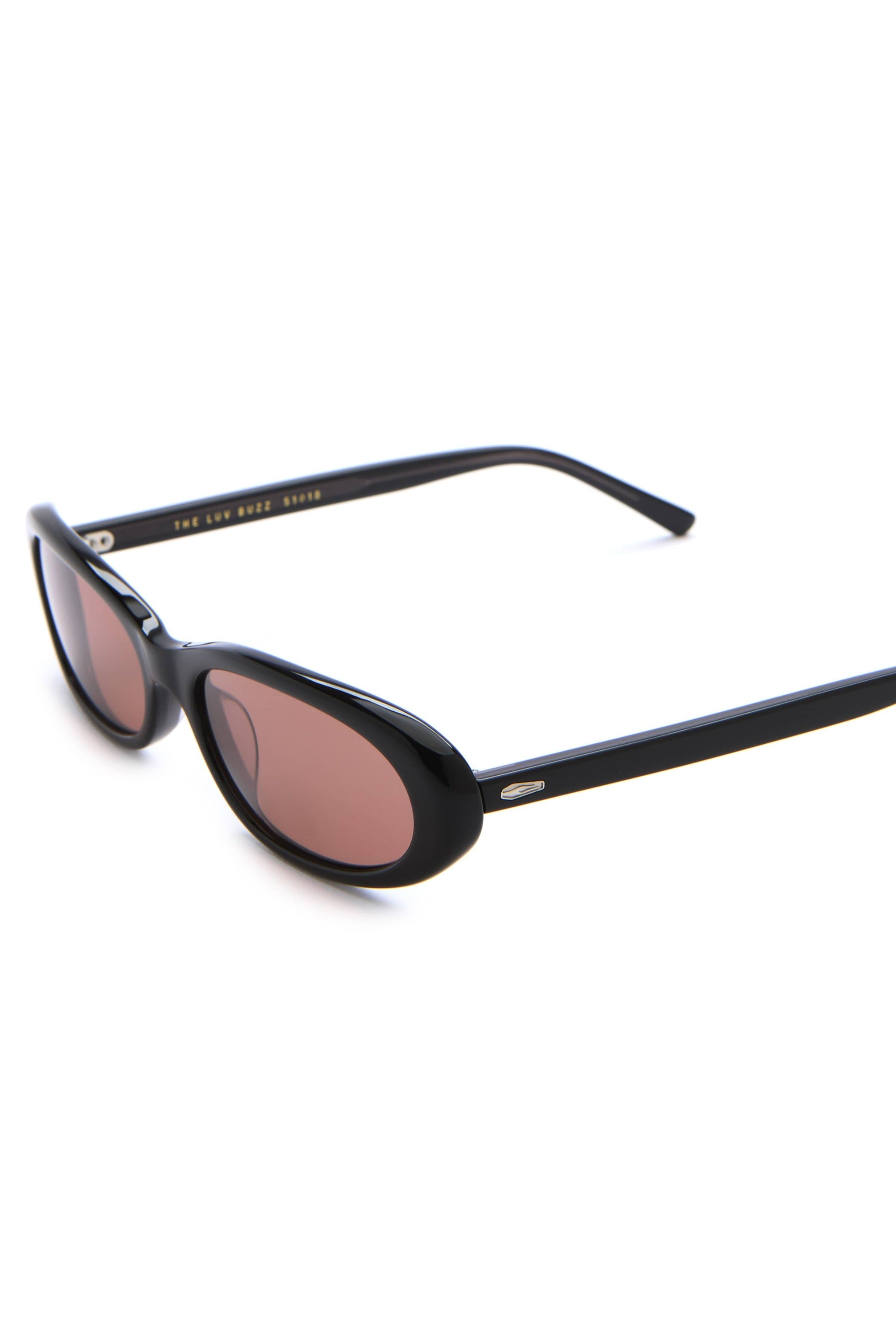 The Luv Buzz - Black Moondust Frame & Mauve Lens