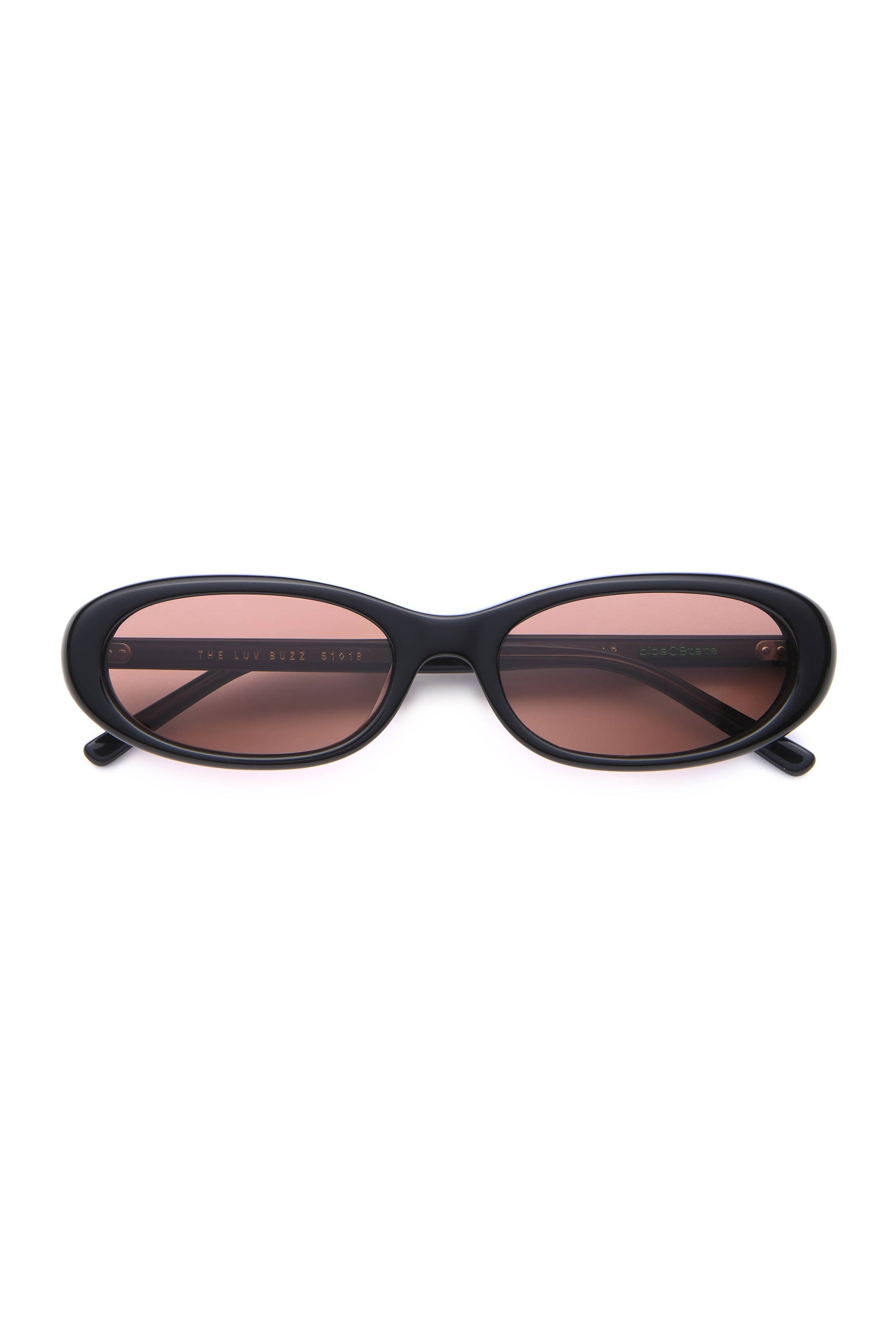 The Luv Buzz - Black Moondust Frame & Mauve Lens