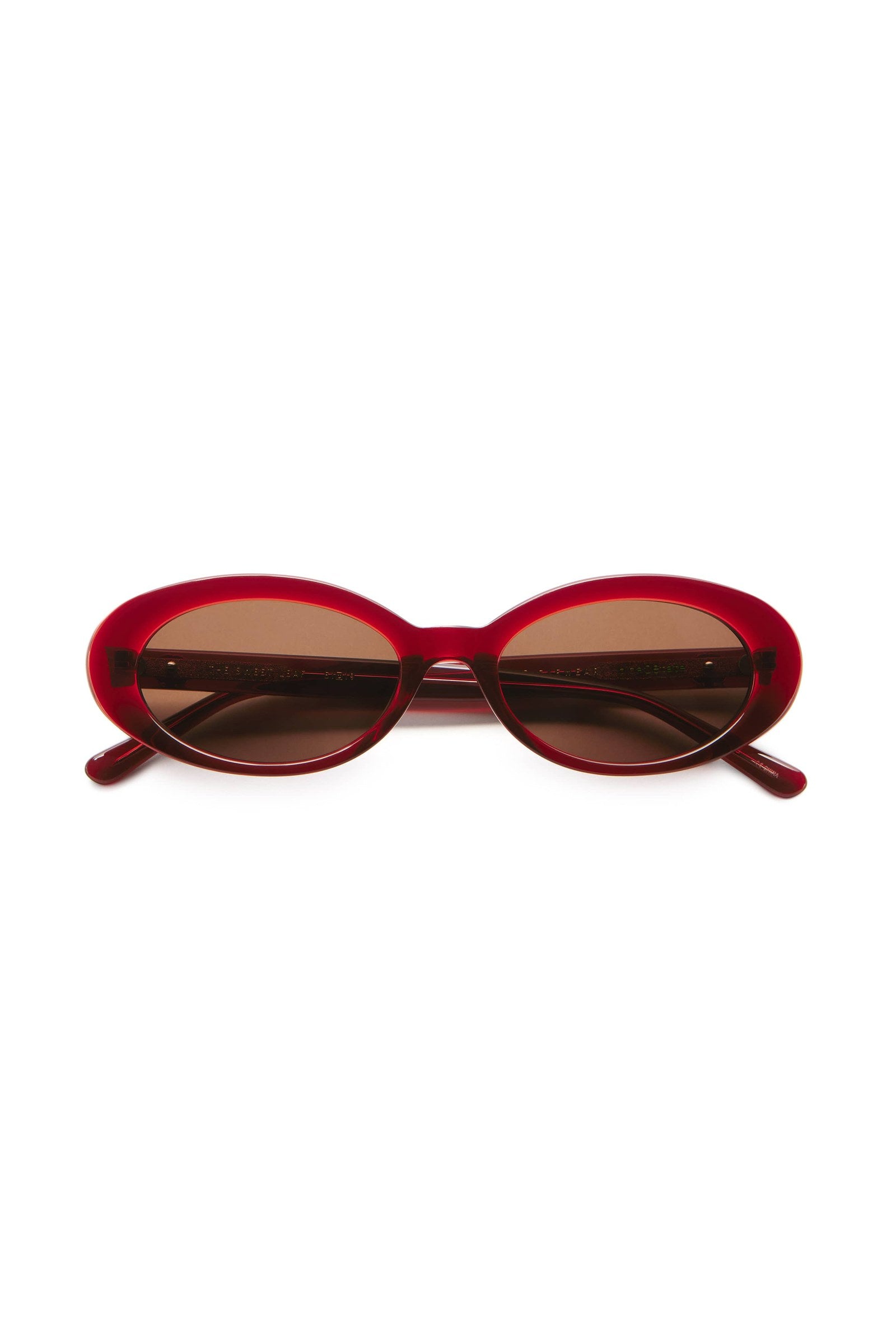 The Sweet Leaf - Crystal Black Cherry Frame & Amber Lens