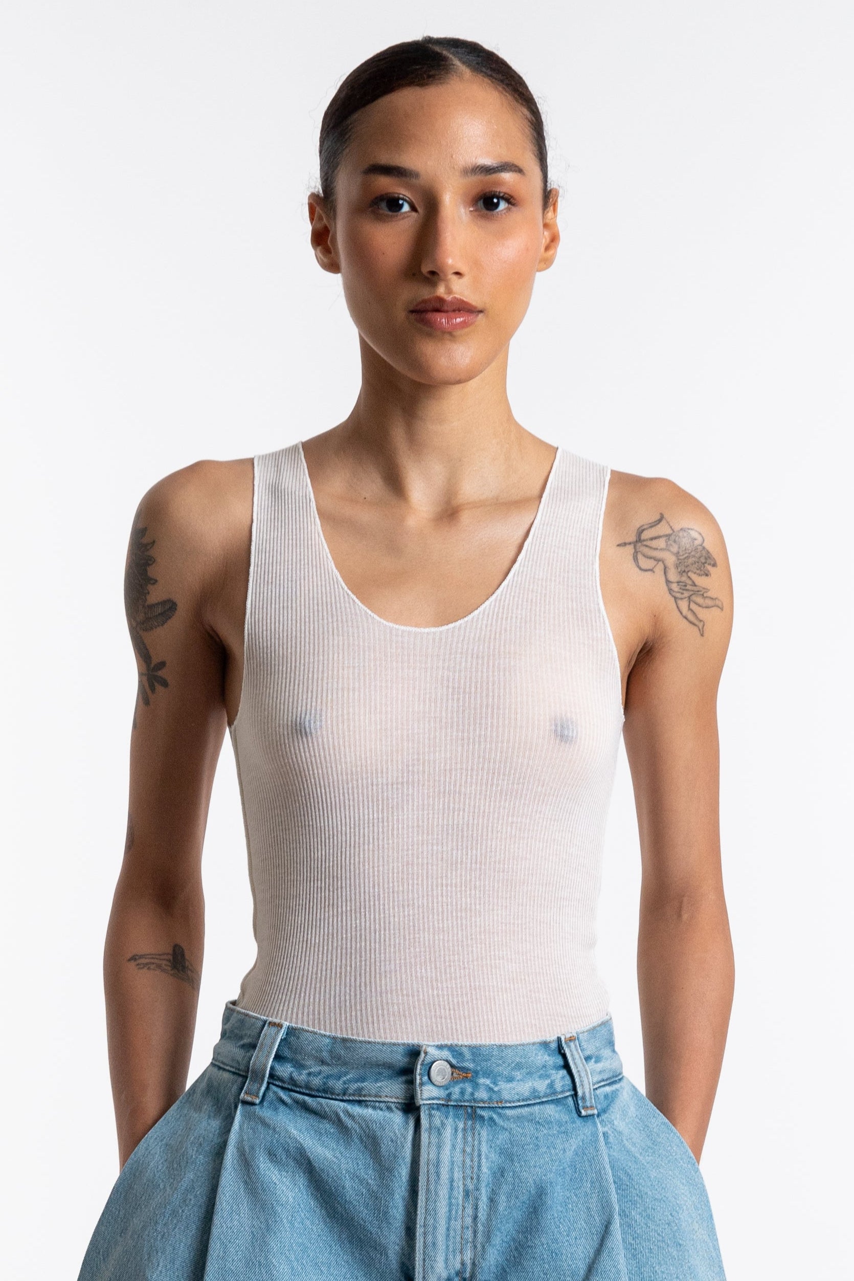 Knit Tank - Off White