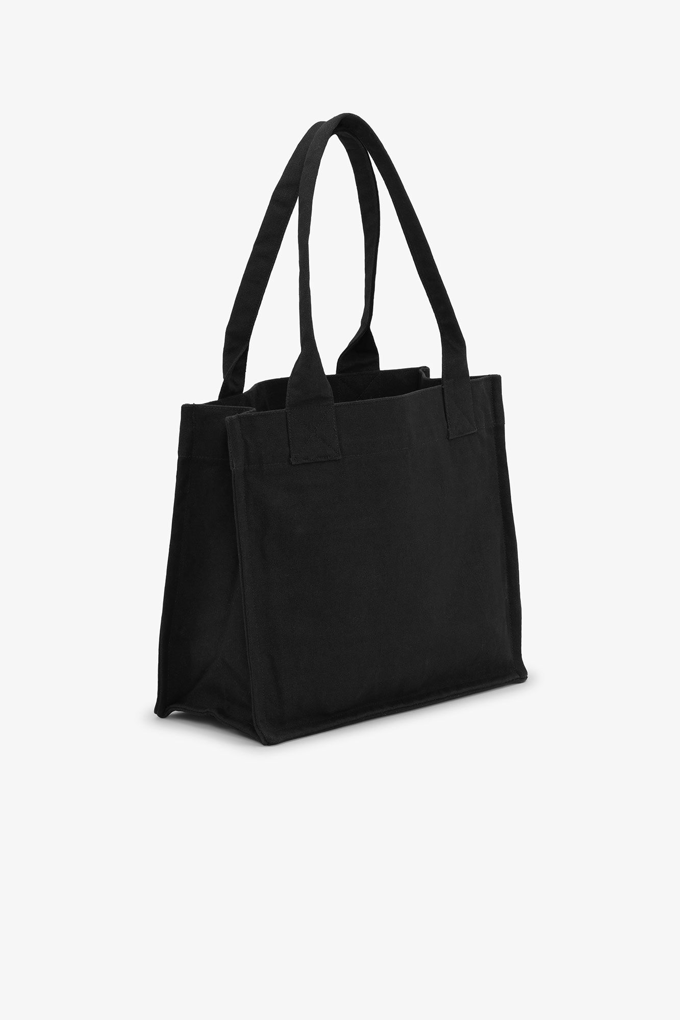 Large Easy Shopper Pocket Banana Print - Black