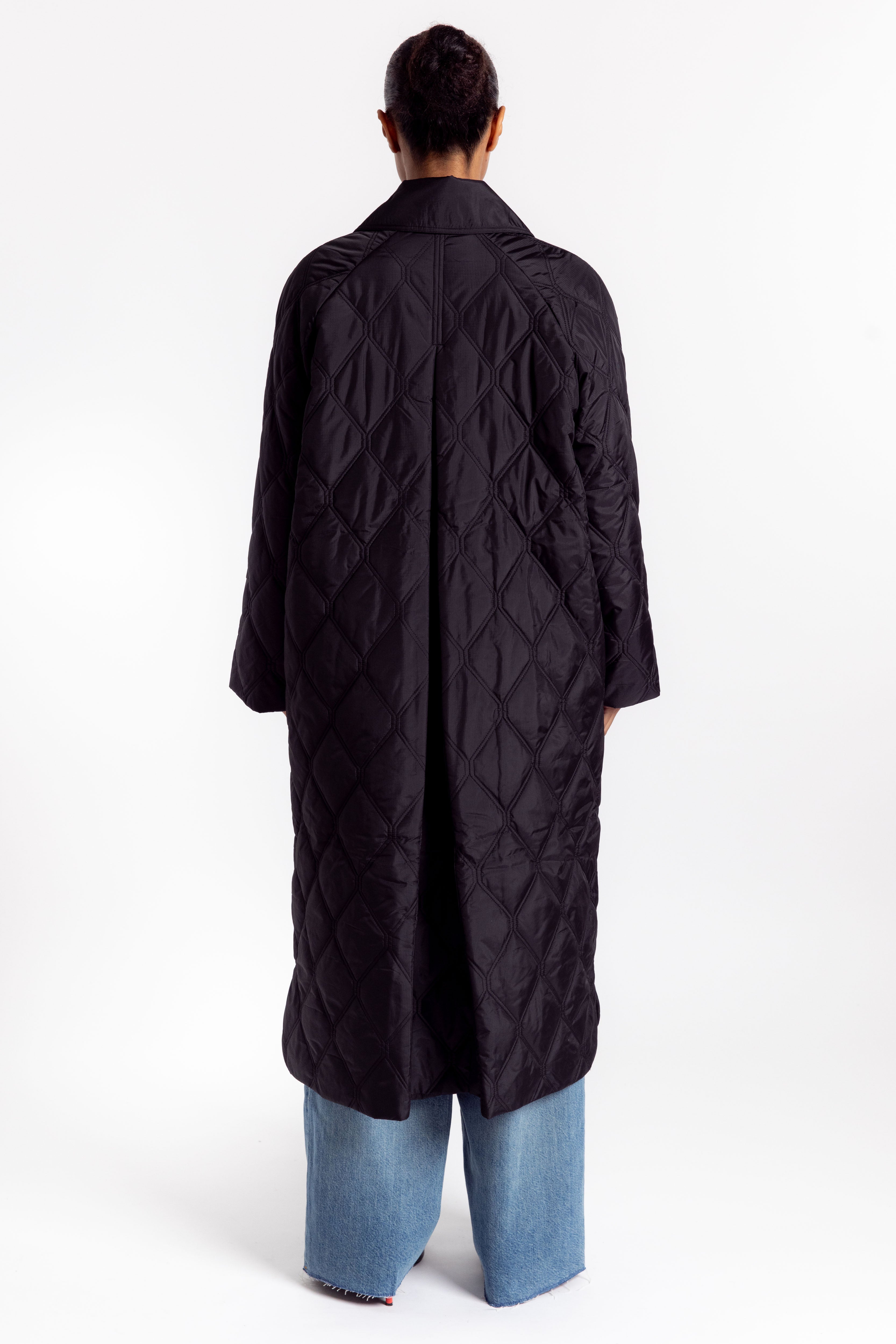 Quilt Coat - Black