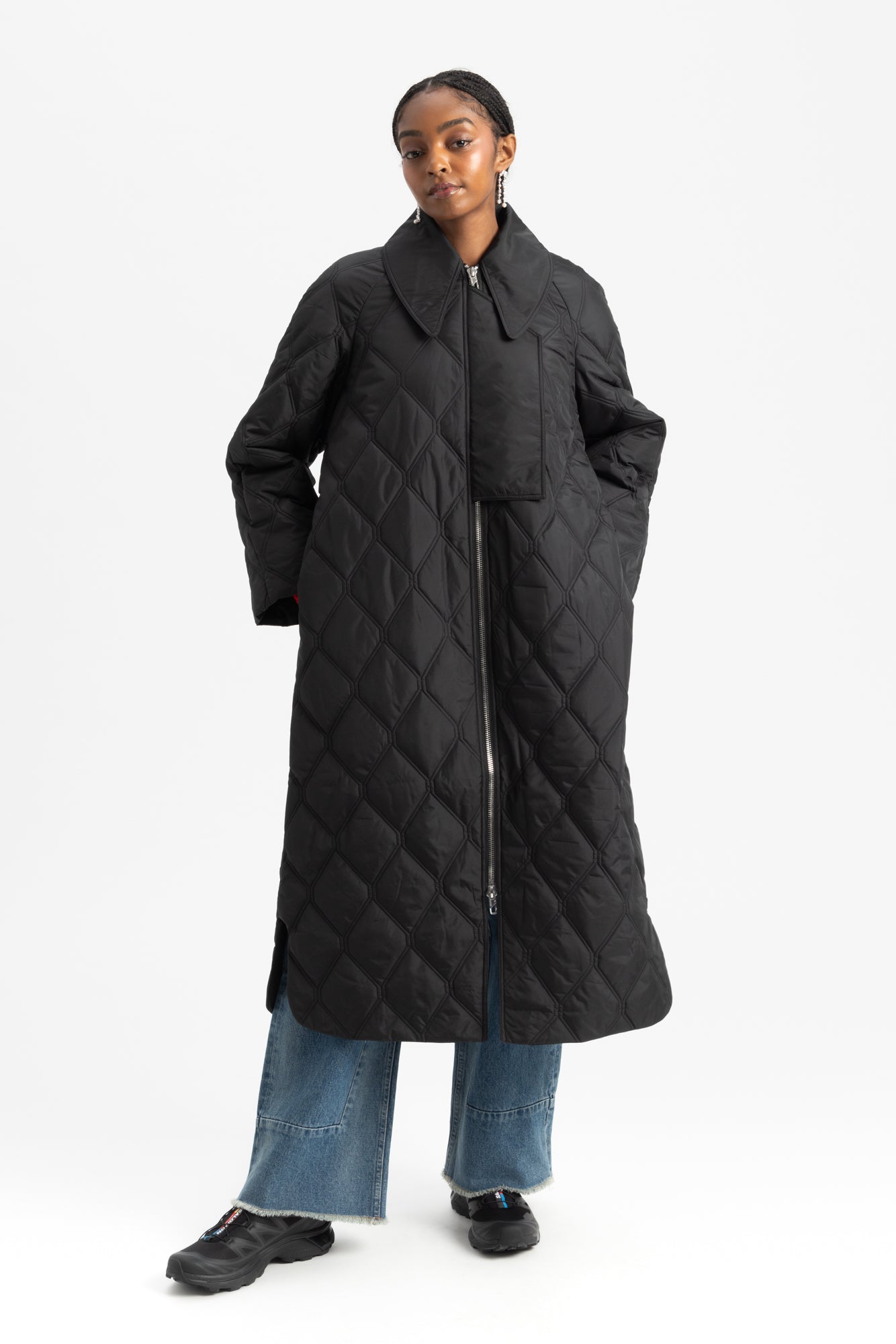 Quilt Coat - Black