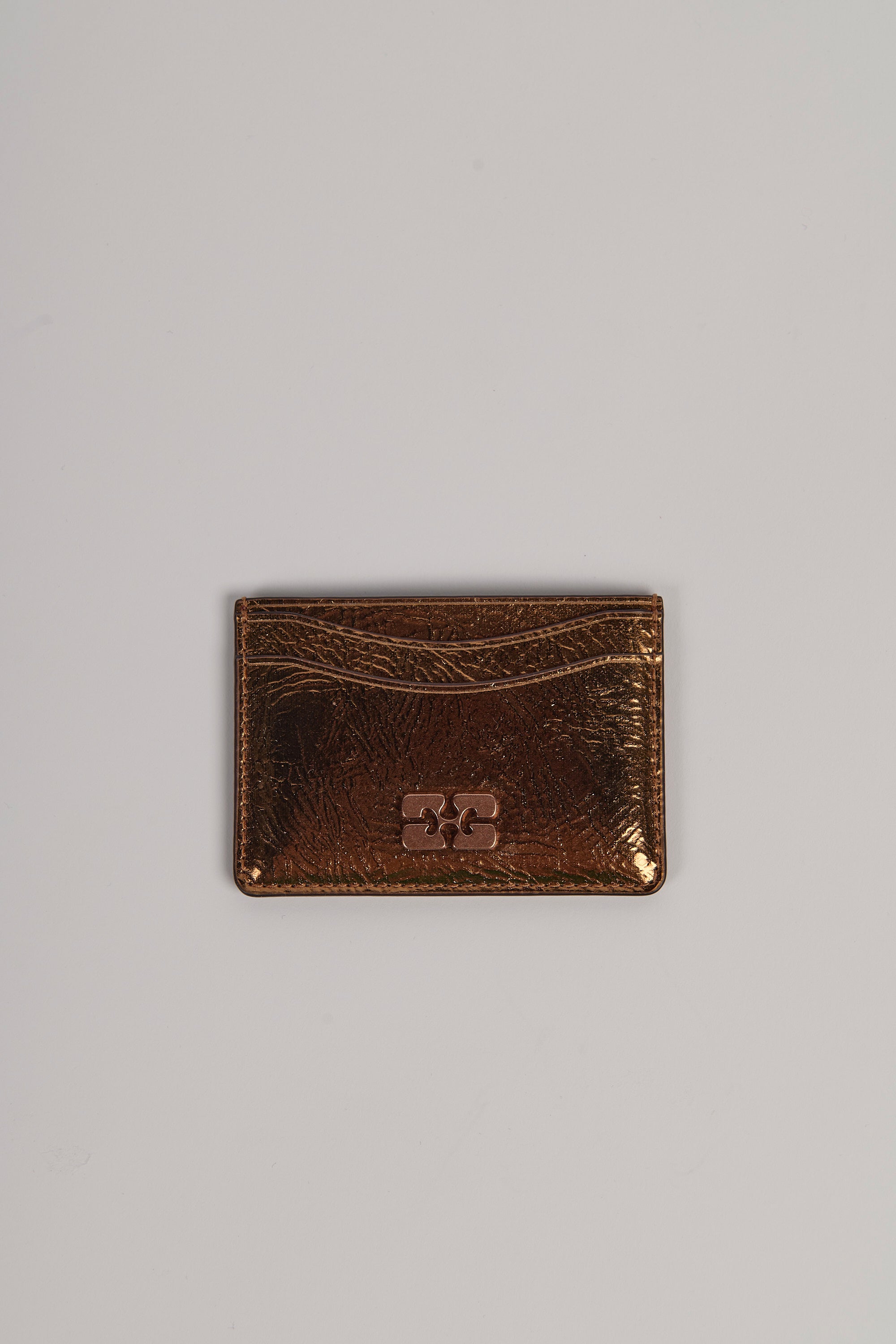 Metallic Bou Card Holder - Bronze