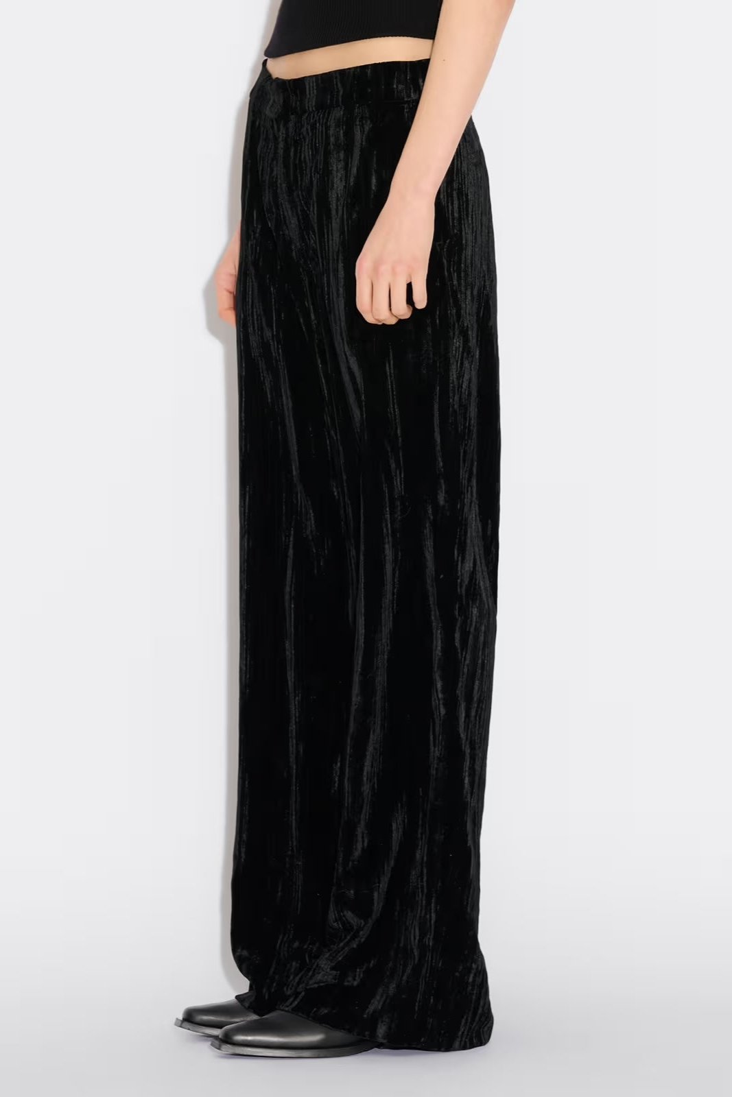 Cygnet Velvet Trouser - Black