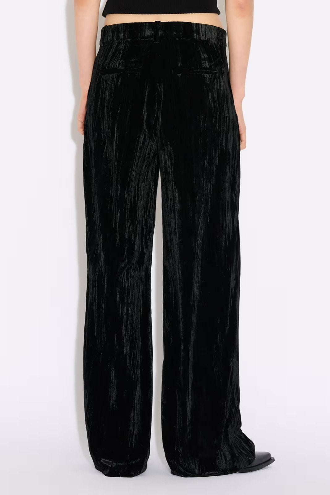 Cygnet Velvet Trouser - Black
