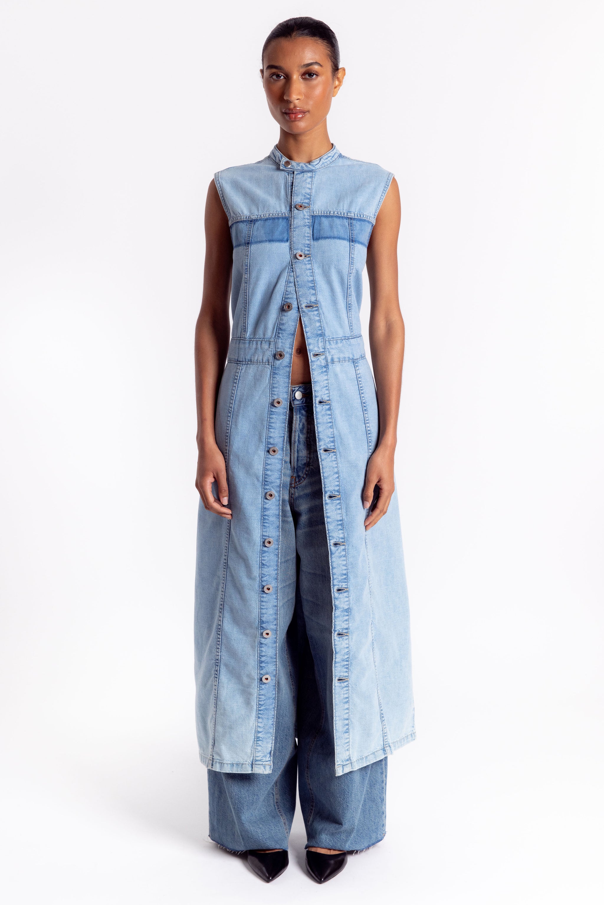 outland denim dress Outland Denim Expands, Debuts First Ready-to-Wear Collection