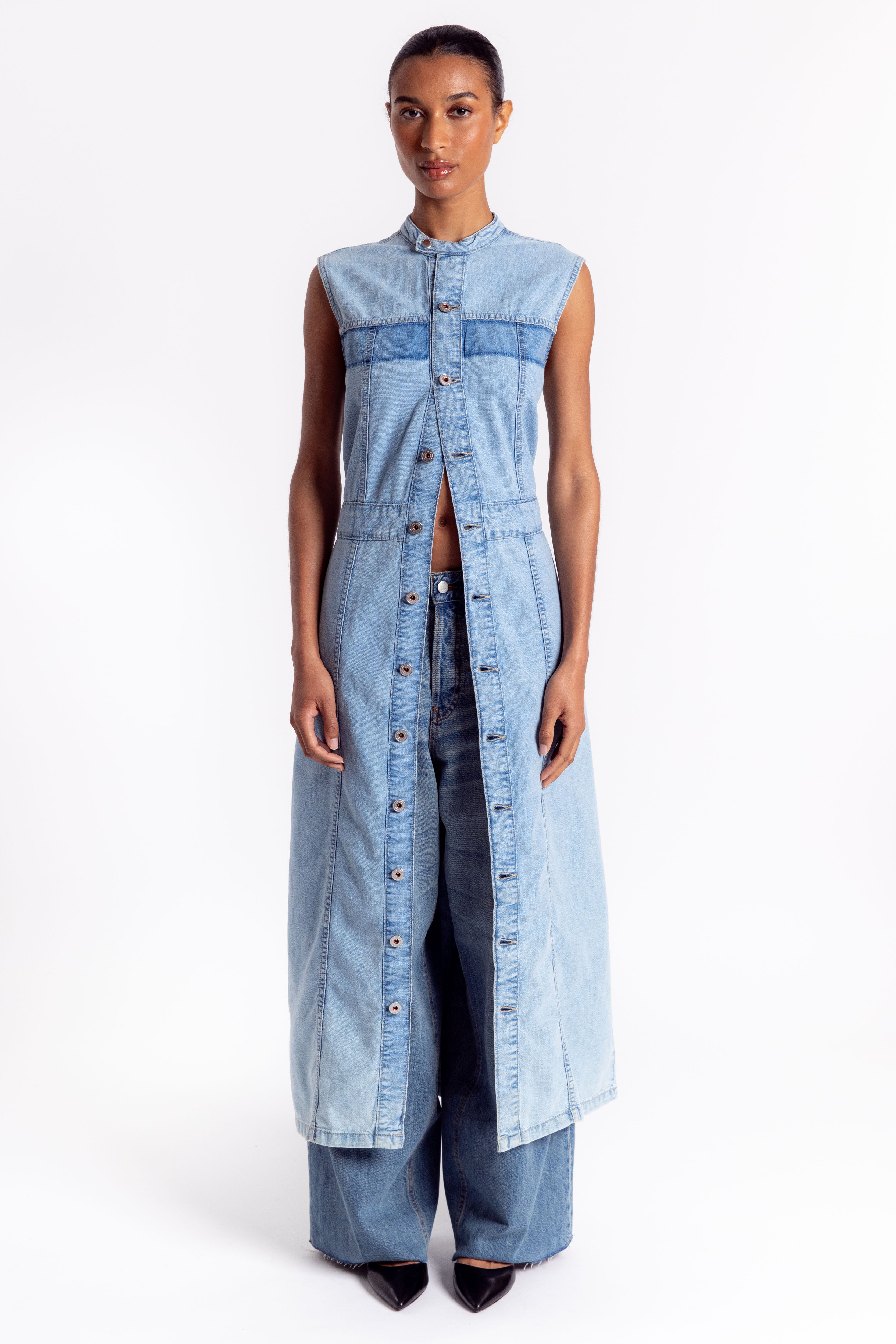 Ethel Dress - Broken Blue