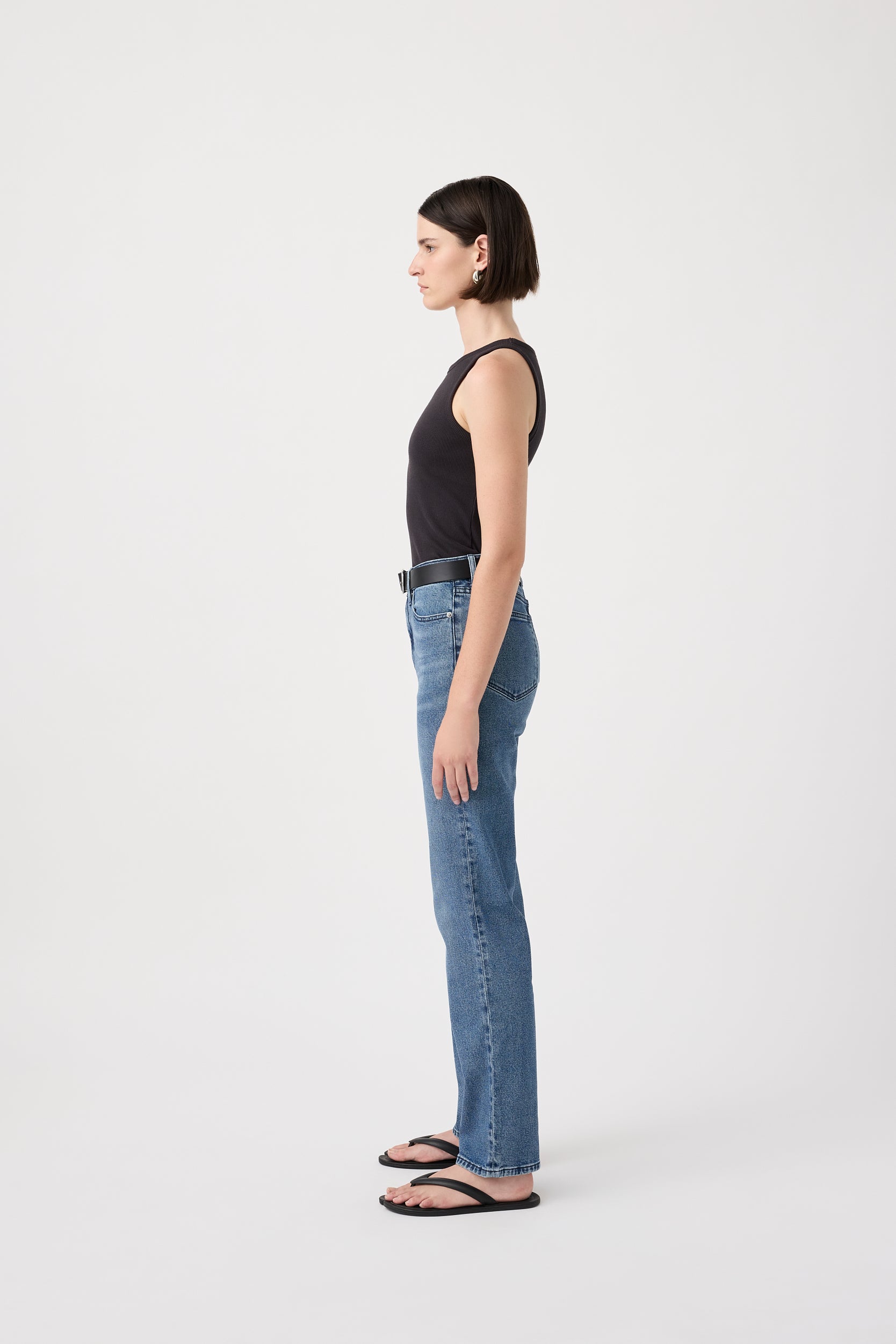 Zoe High Straight Jean - Twilight