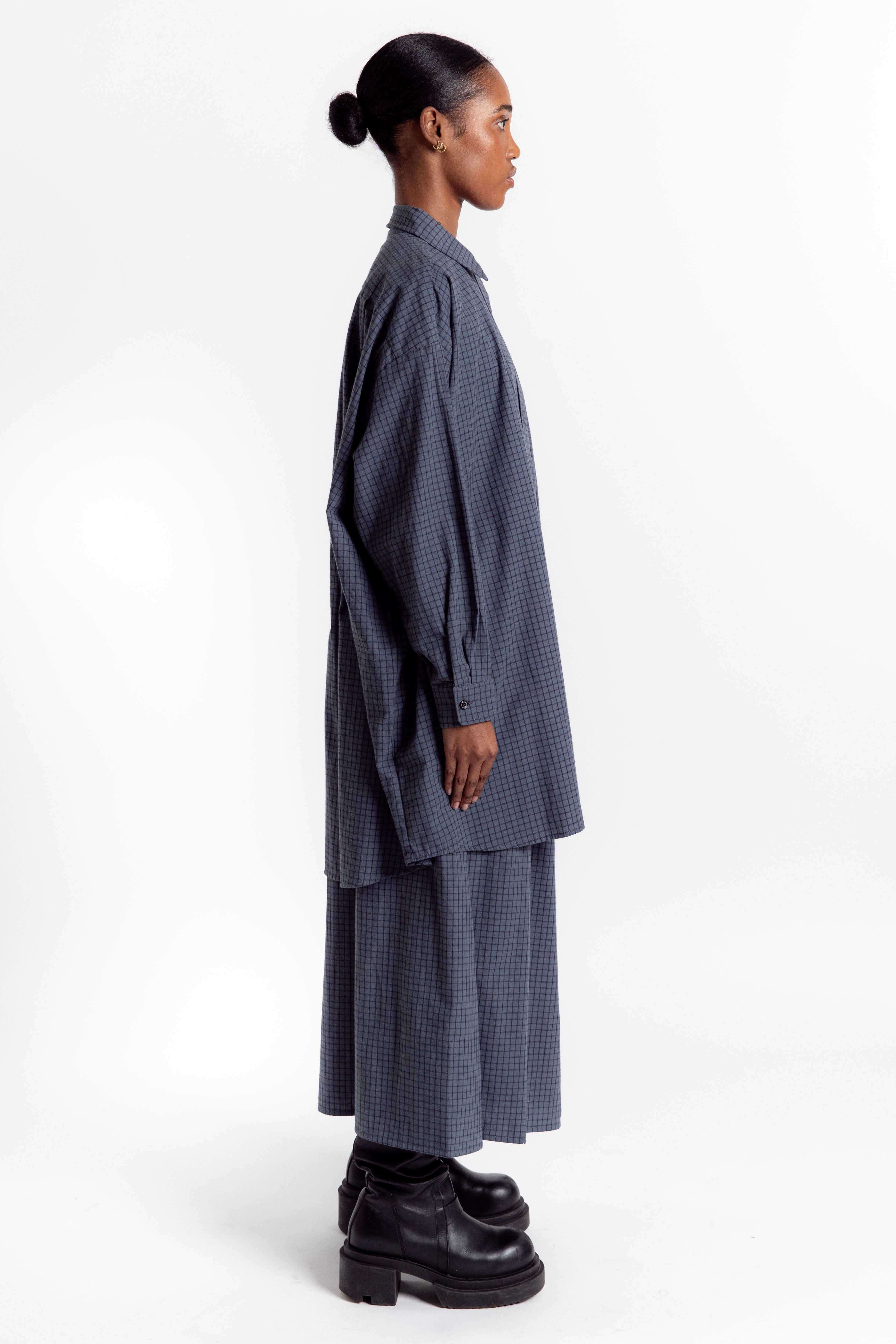 Potus Skirt - Blue Check