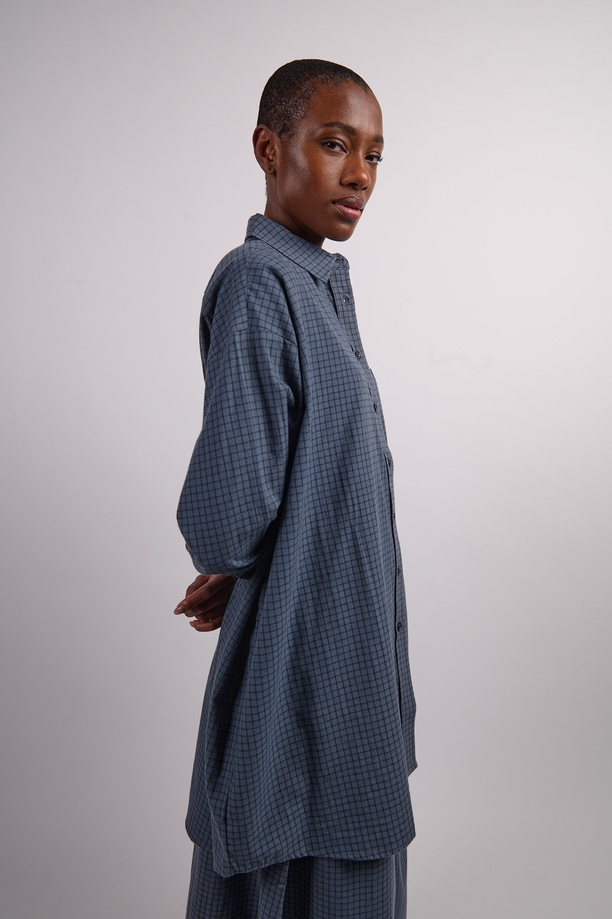 Morto Checkered Shirt - Blue Check