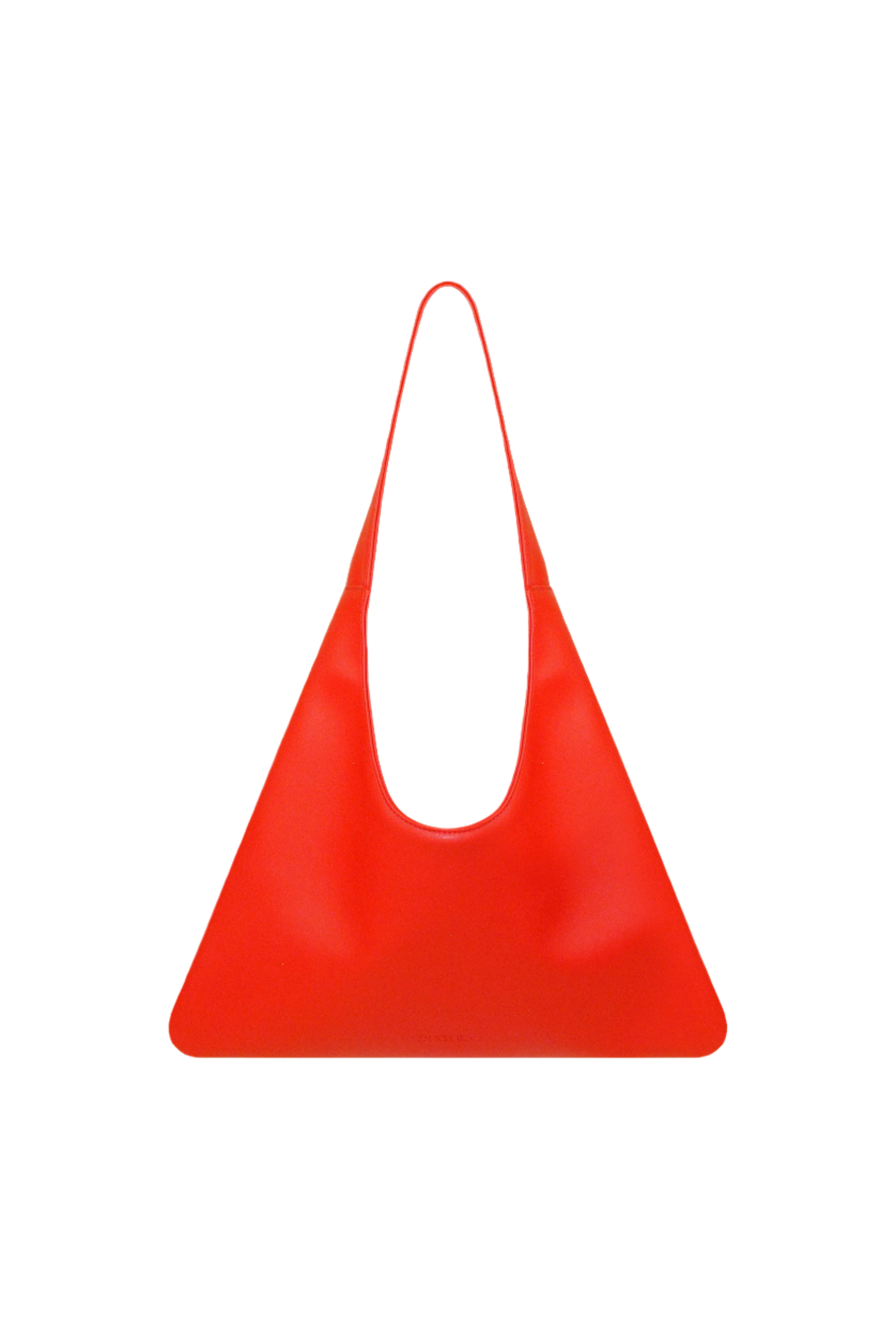 Agave Triangular Tote - Tomato Red