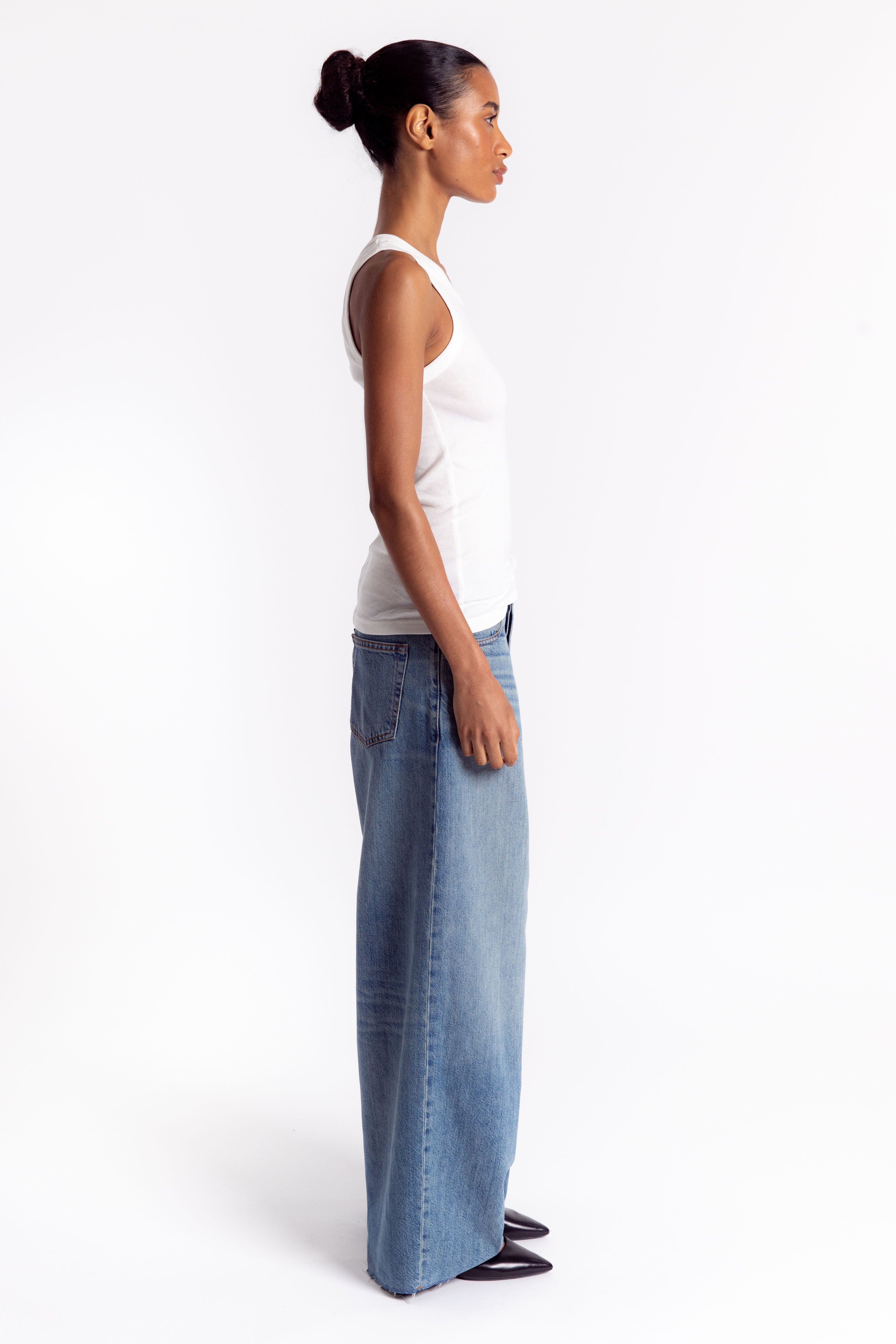 Organic Cotton Singlet - White