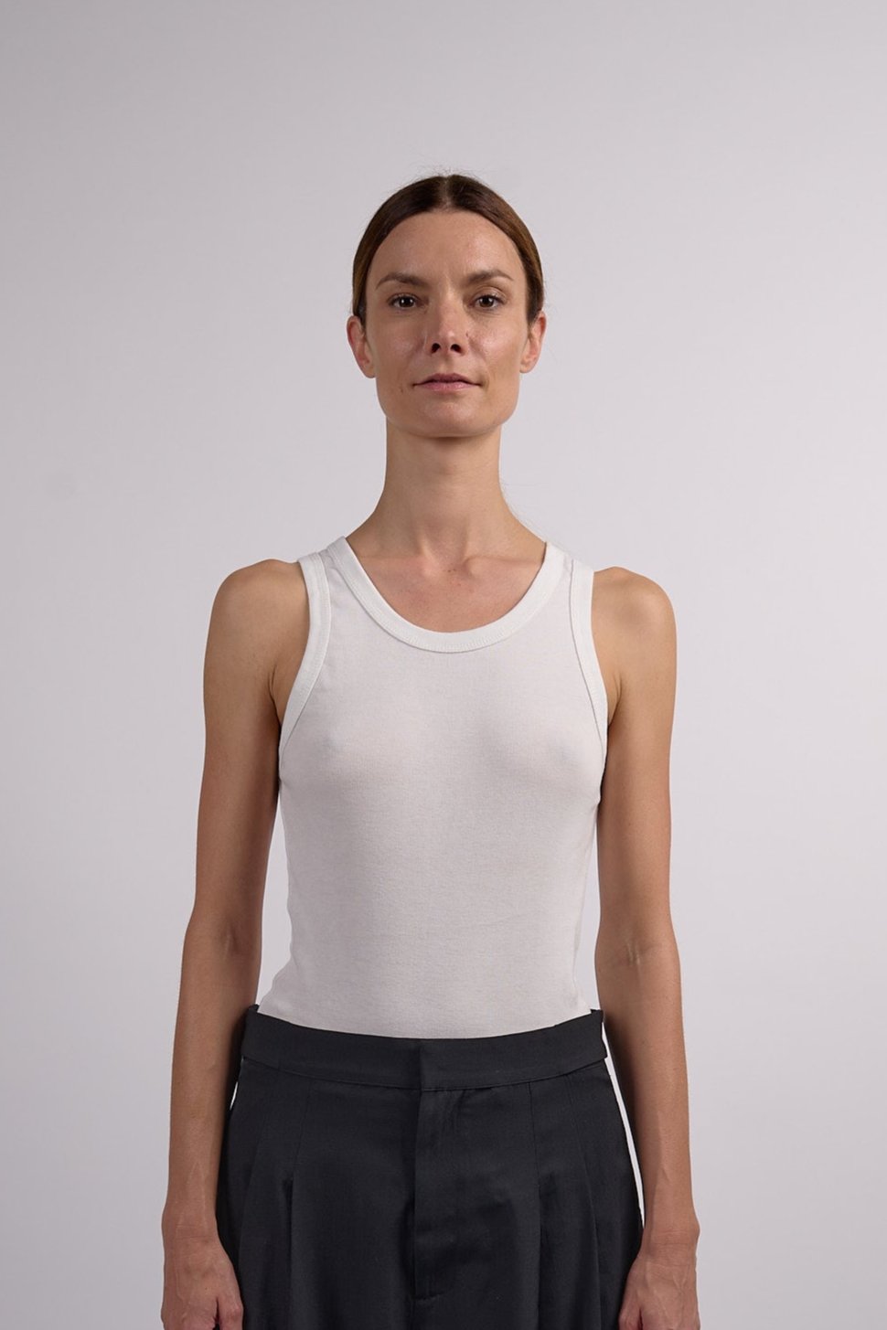 Organic Cotton Singlet - White