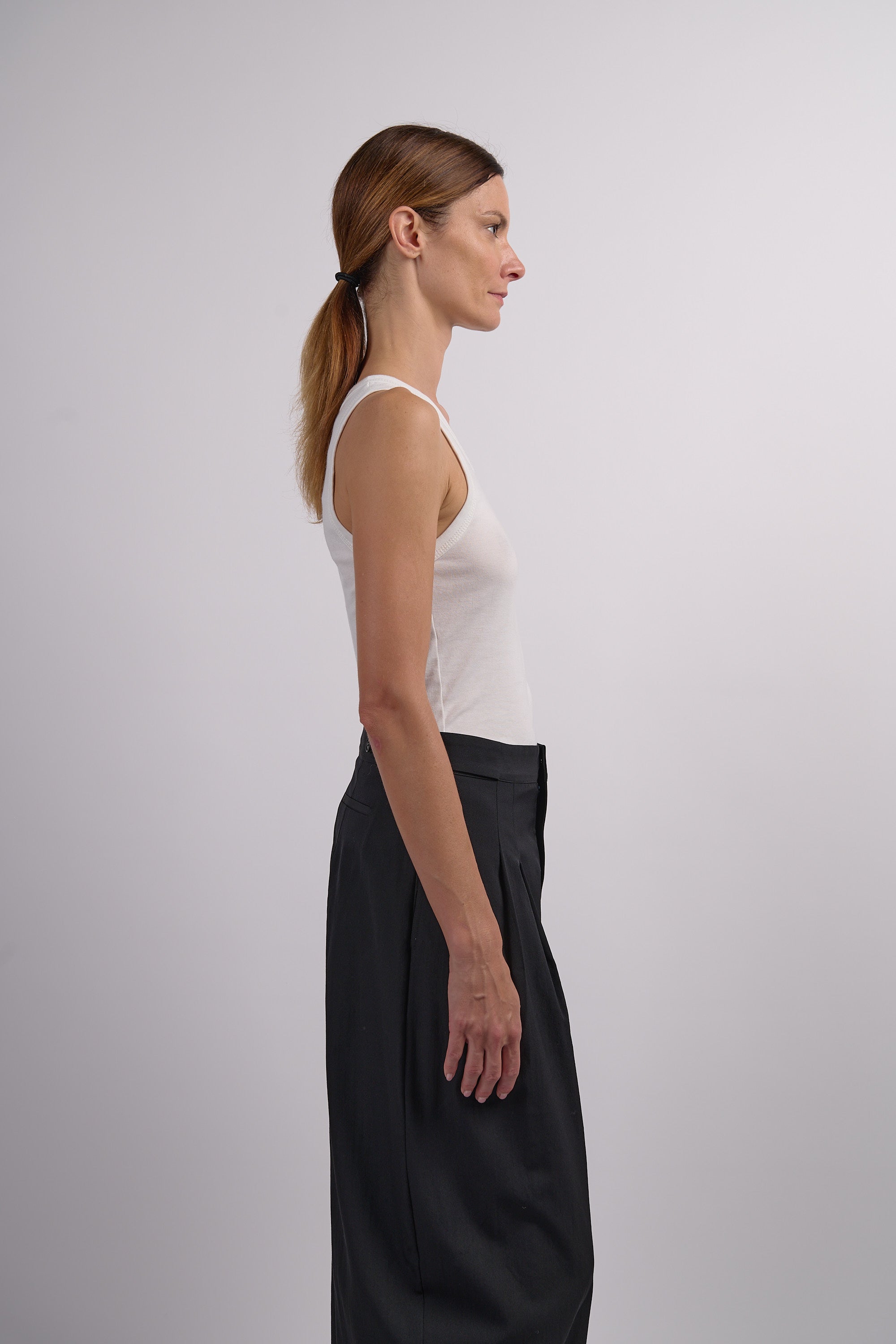 Organic Cotton Singlet - White