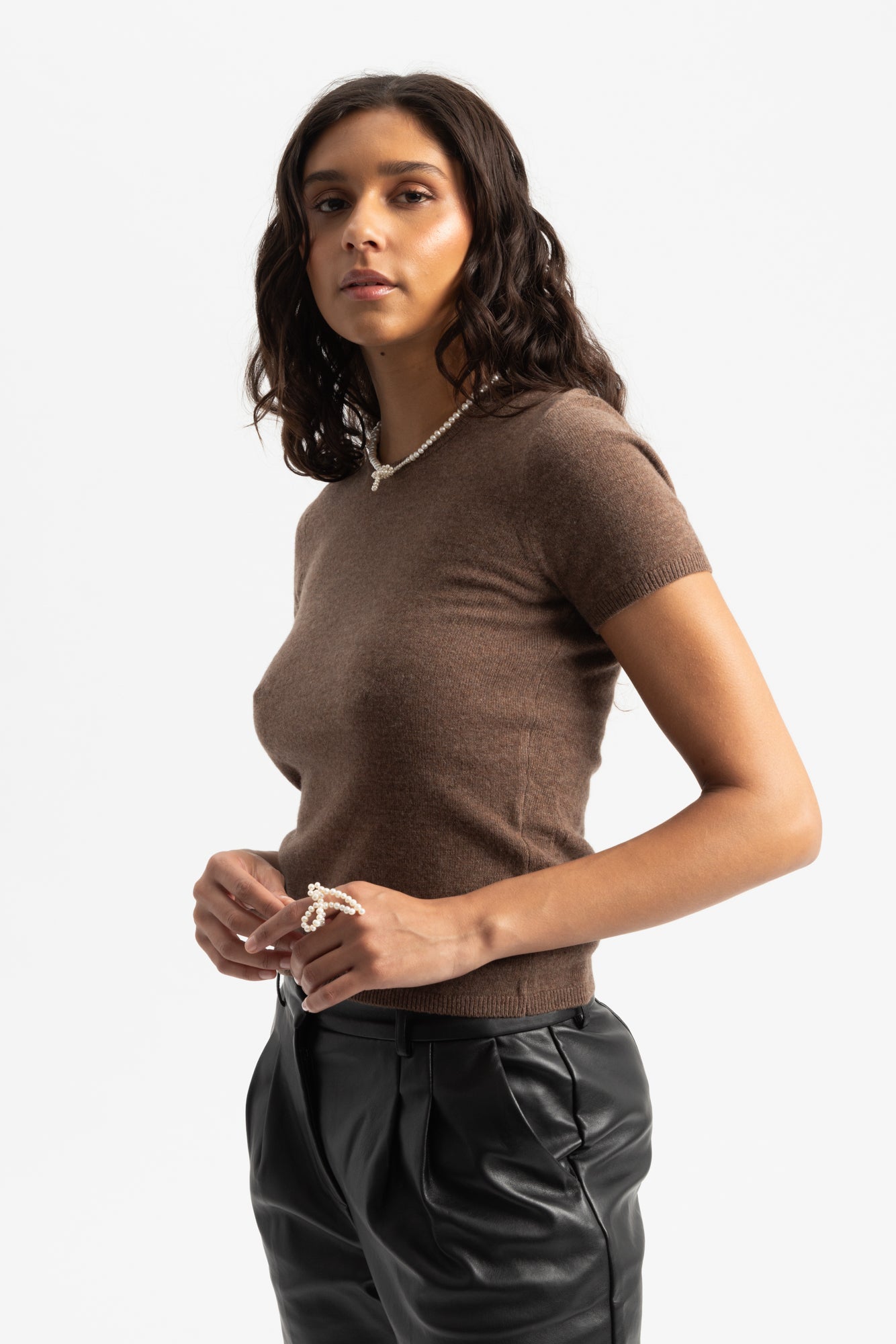 Como Knit Tee - Espresso