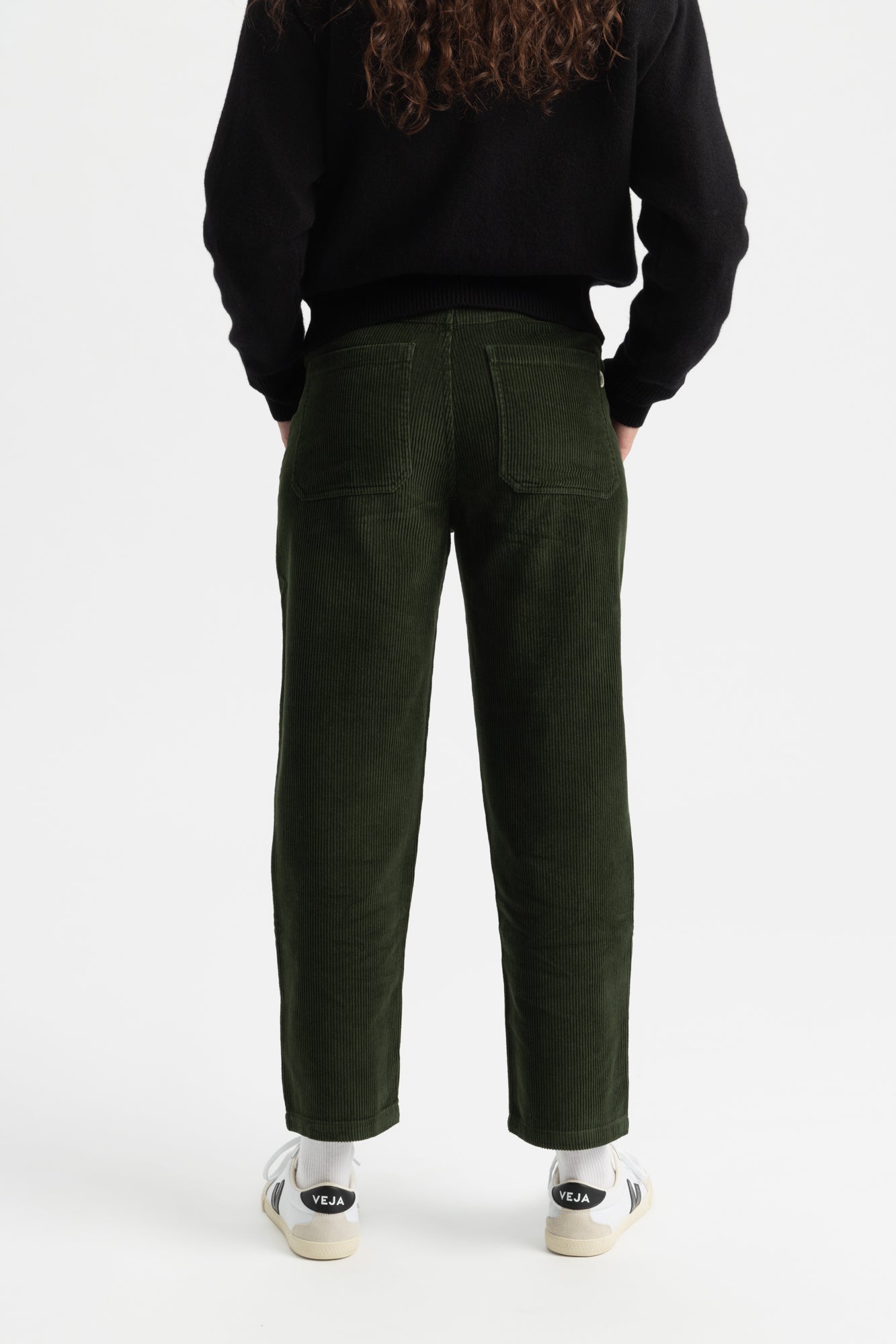 Corduroy Nele Pants - Bottle Green