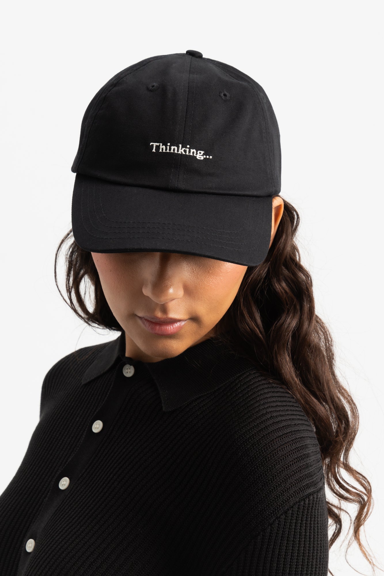 Thinking Chris Cap - Black