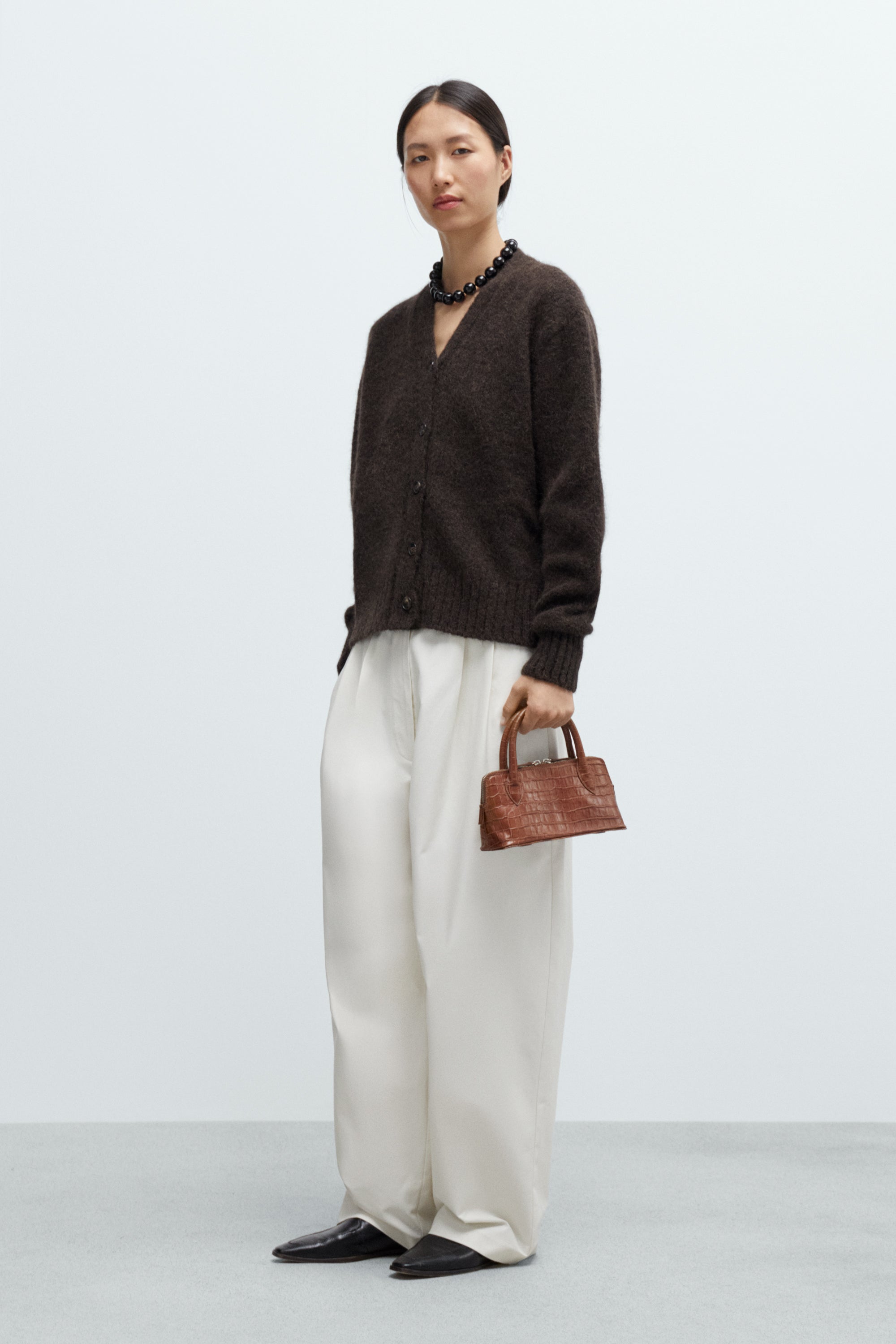 Mini Bag Crocodile - Caramel