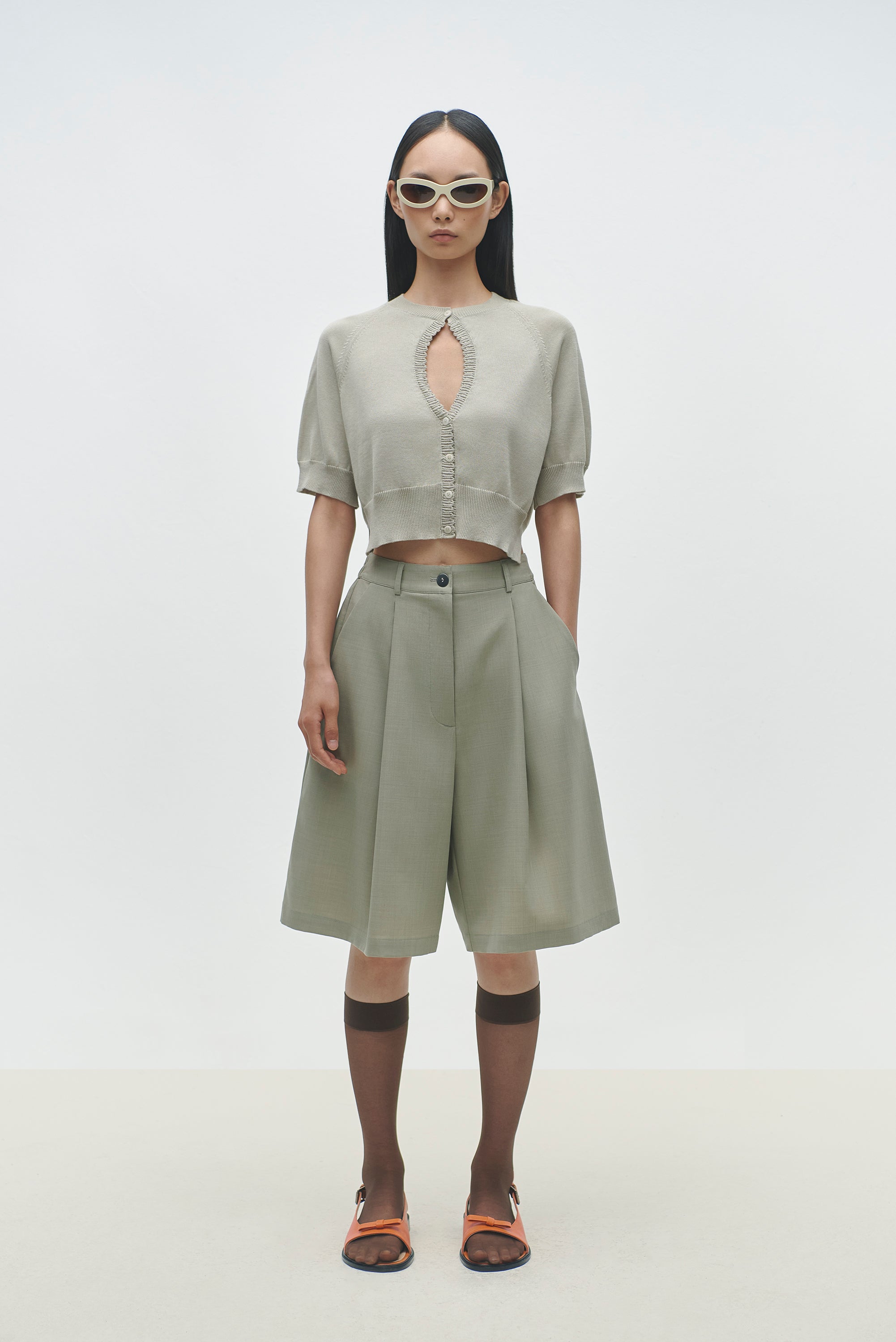 Tailoring Bermuda Short - Salvia