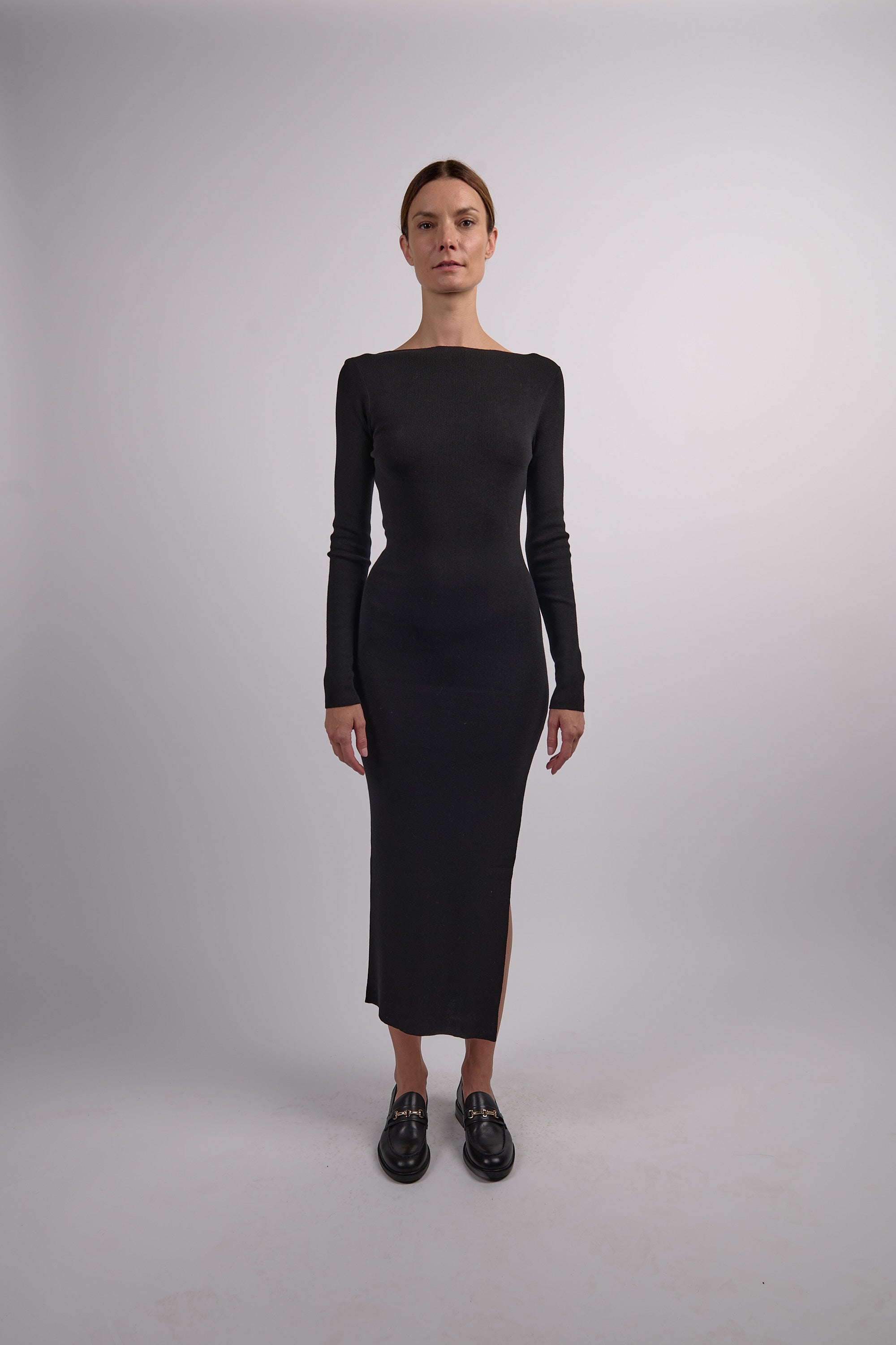Cut Out Dress - Black