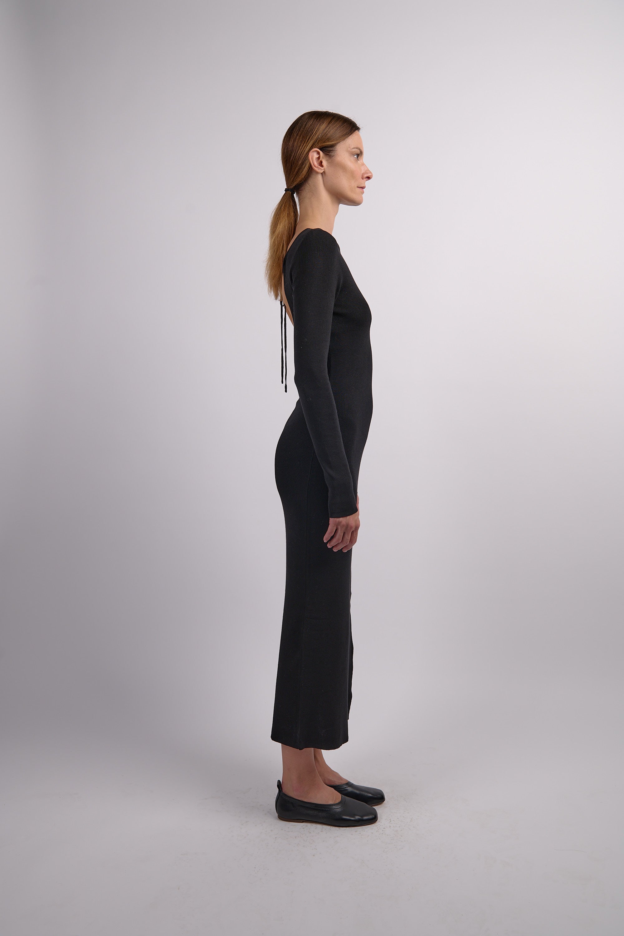 Cut Out Dress - Black