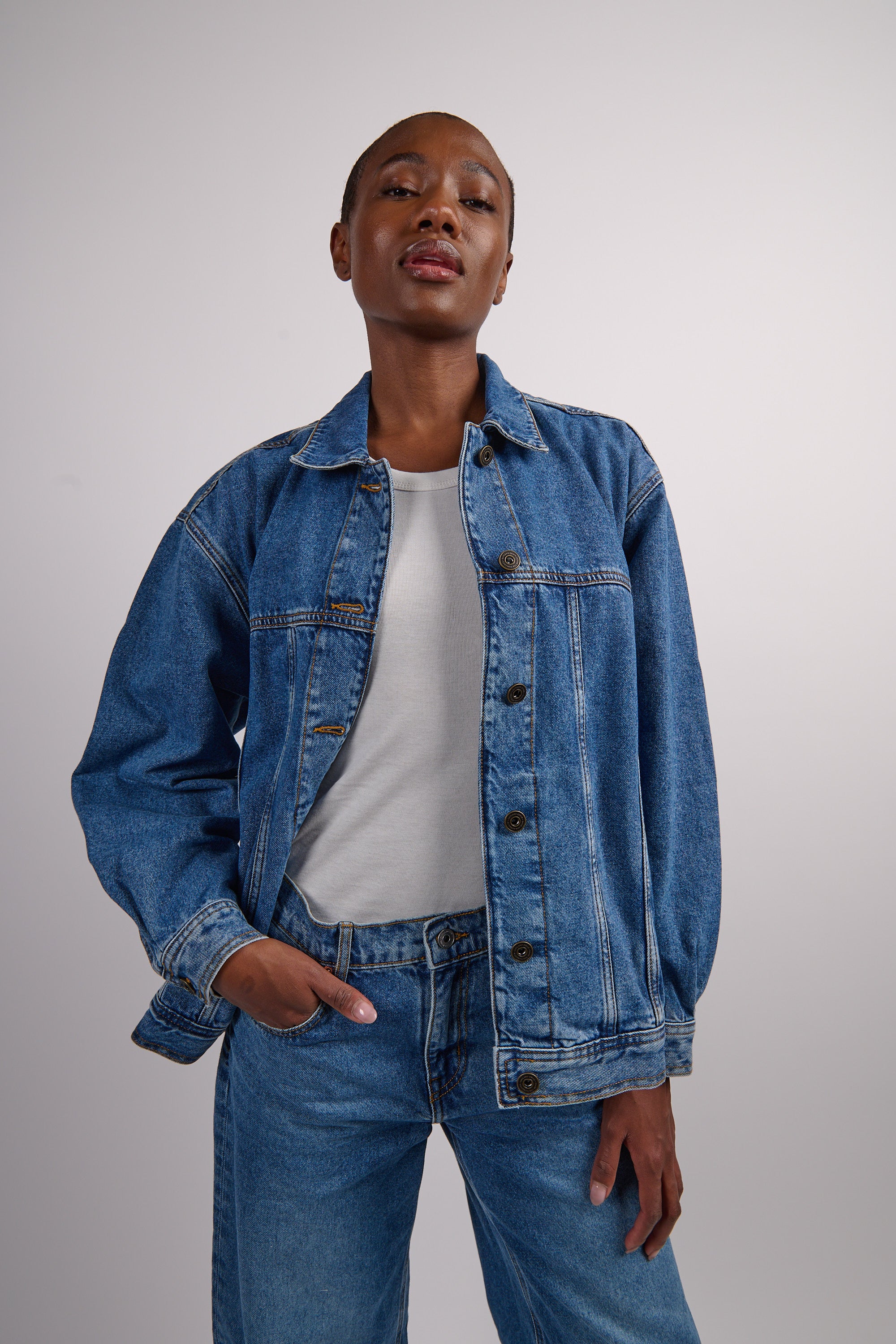 Eddie Jacket - Moment Mid Blue