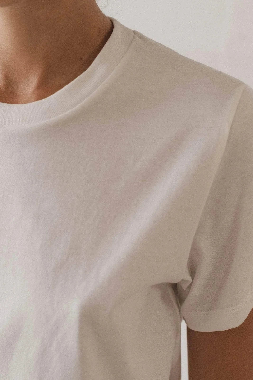 Regenerated Cotton Tee - Undyed