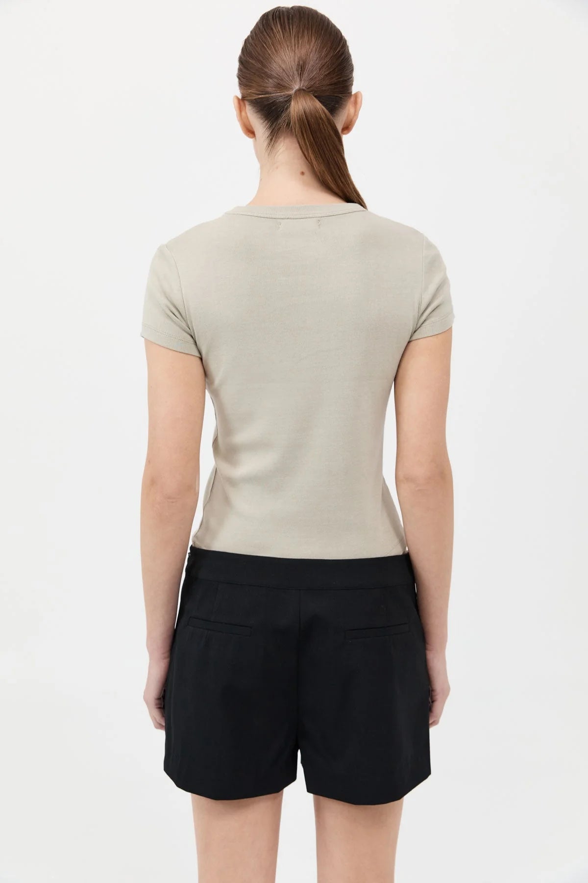 Organic Cotton Baby Tee - Moss Grey