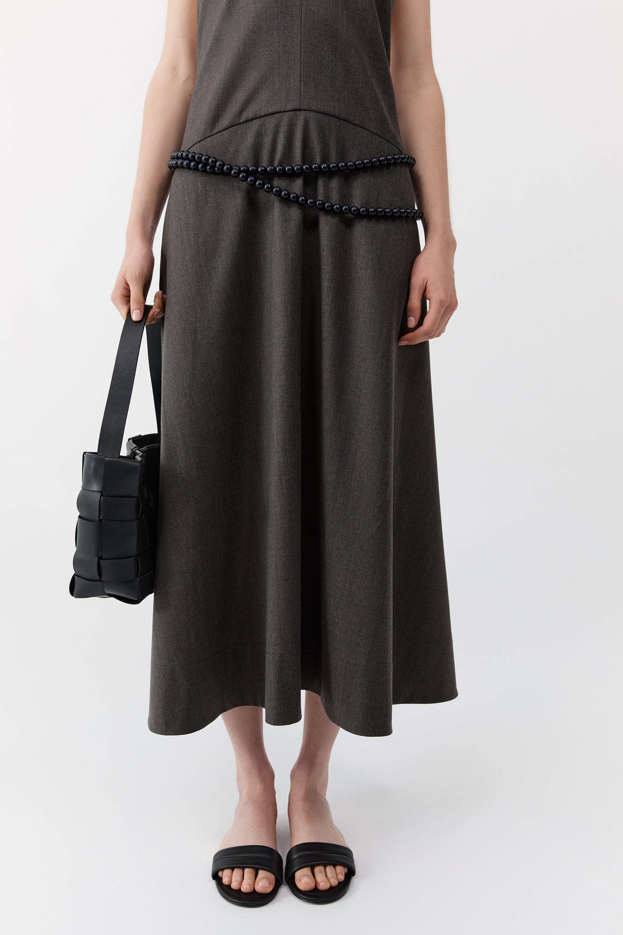 Woven Mini Tote - Black